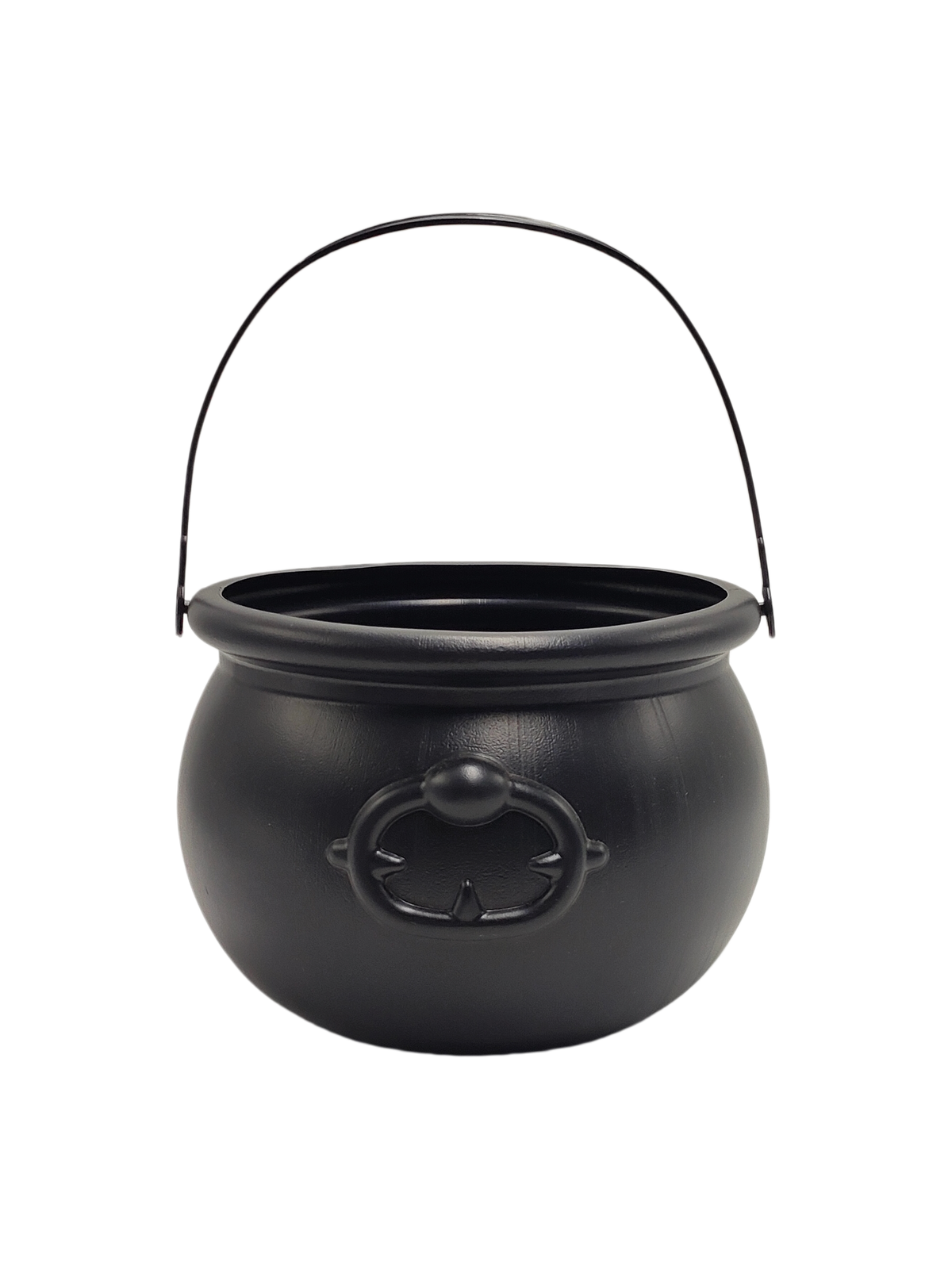 Seau à bonbons chaudron d’Halloween en PE – Ø 18 × H. 13,5 cm