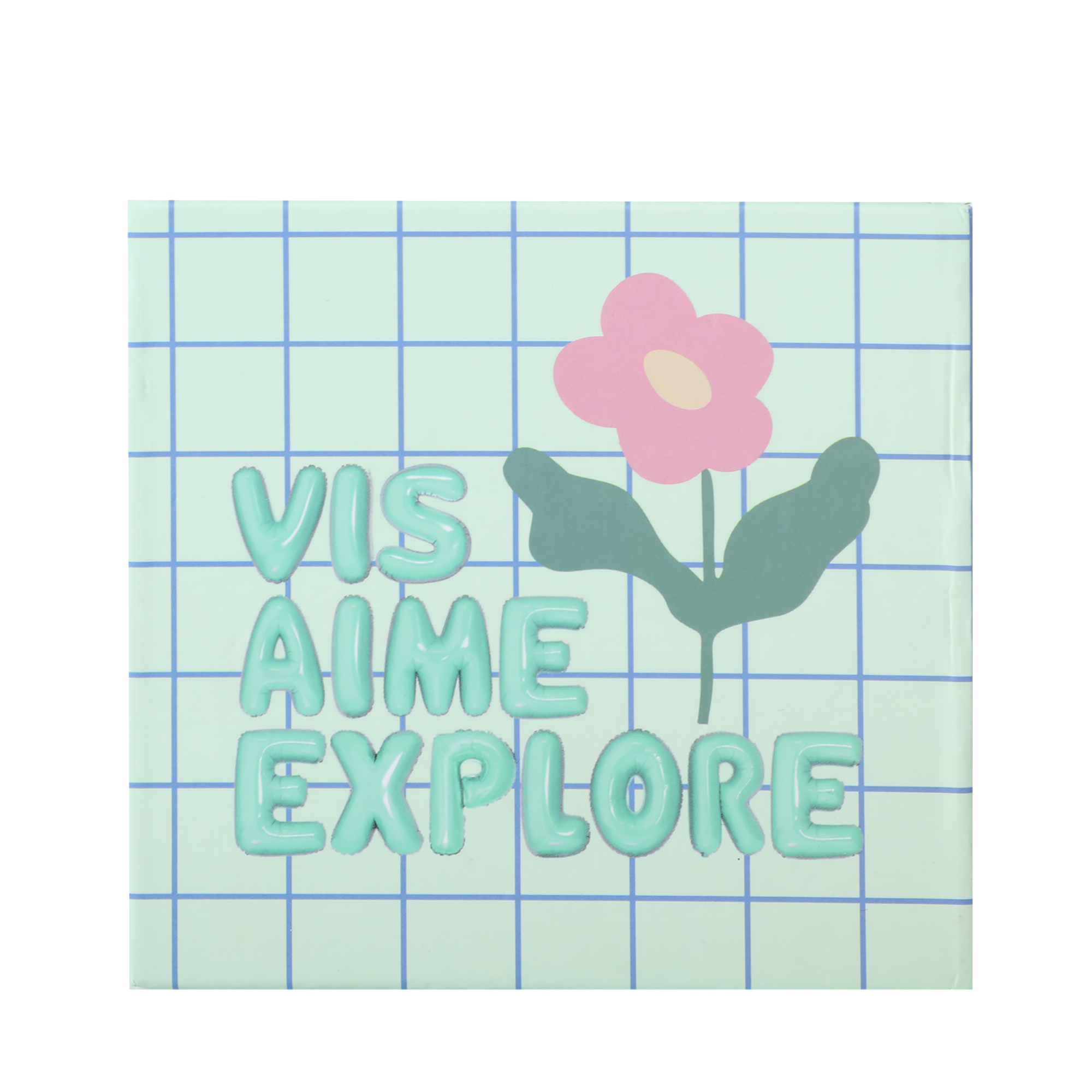 Bloc-notes pot à crayon avec notes adhésives - Vert