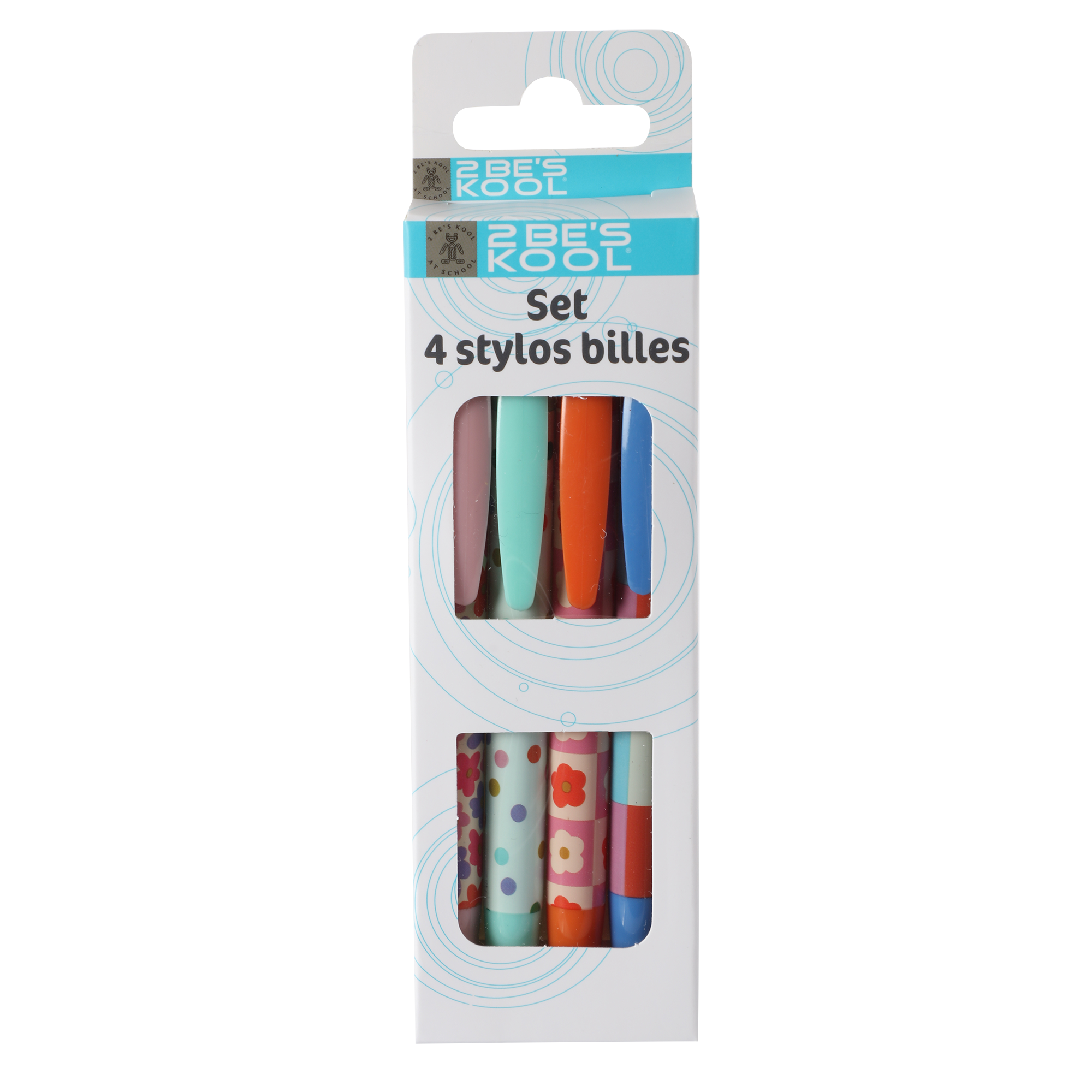 Set de 4 stylos billes