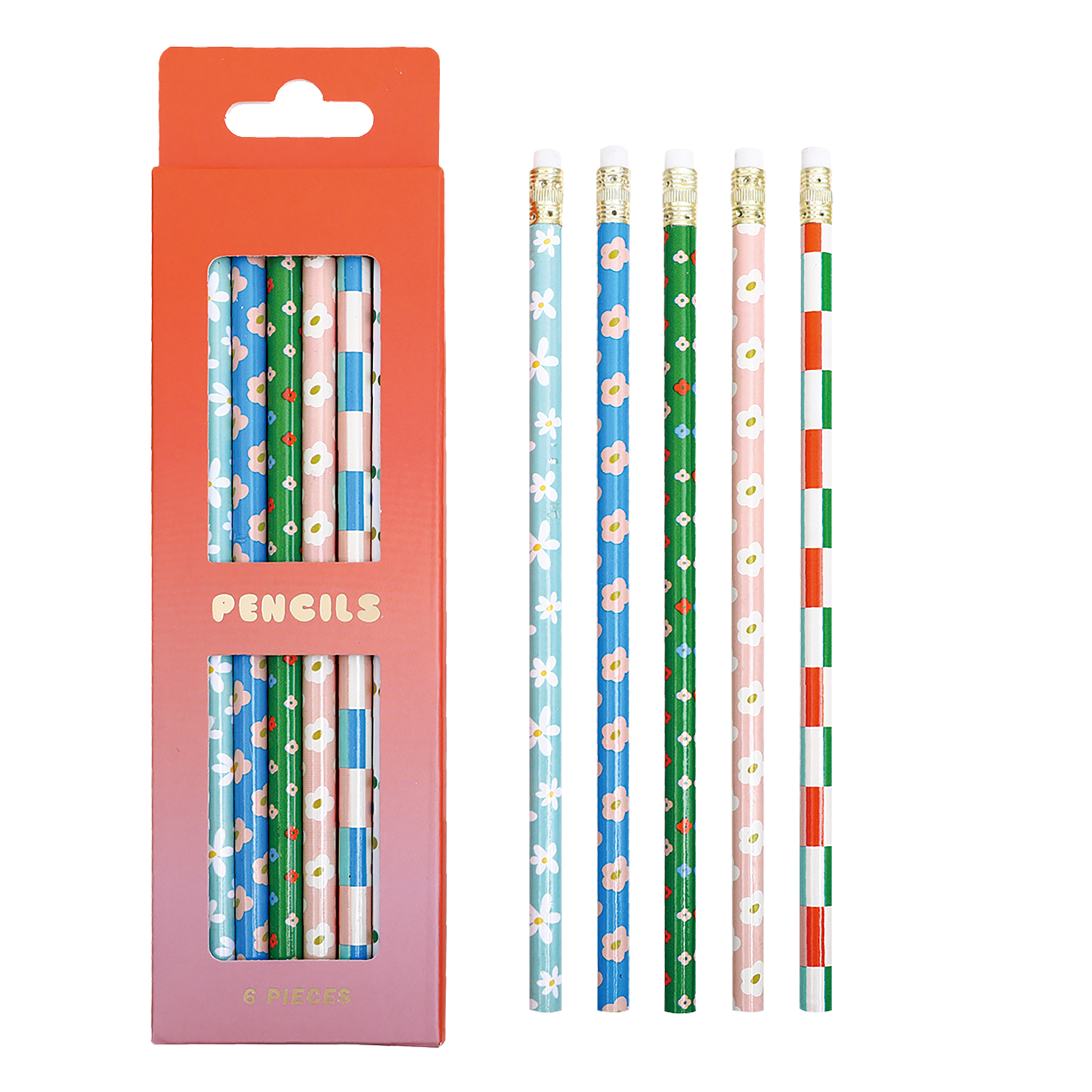 Set de 6 crayons graphite HB