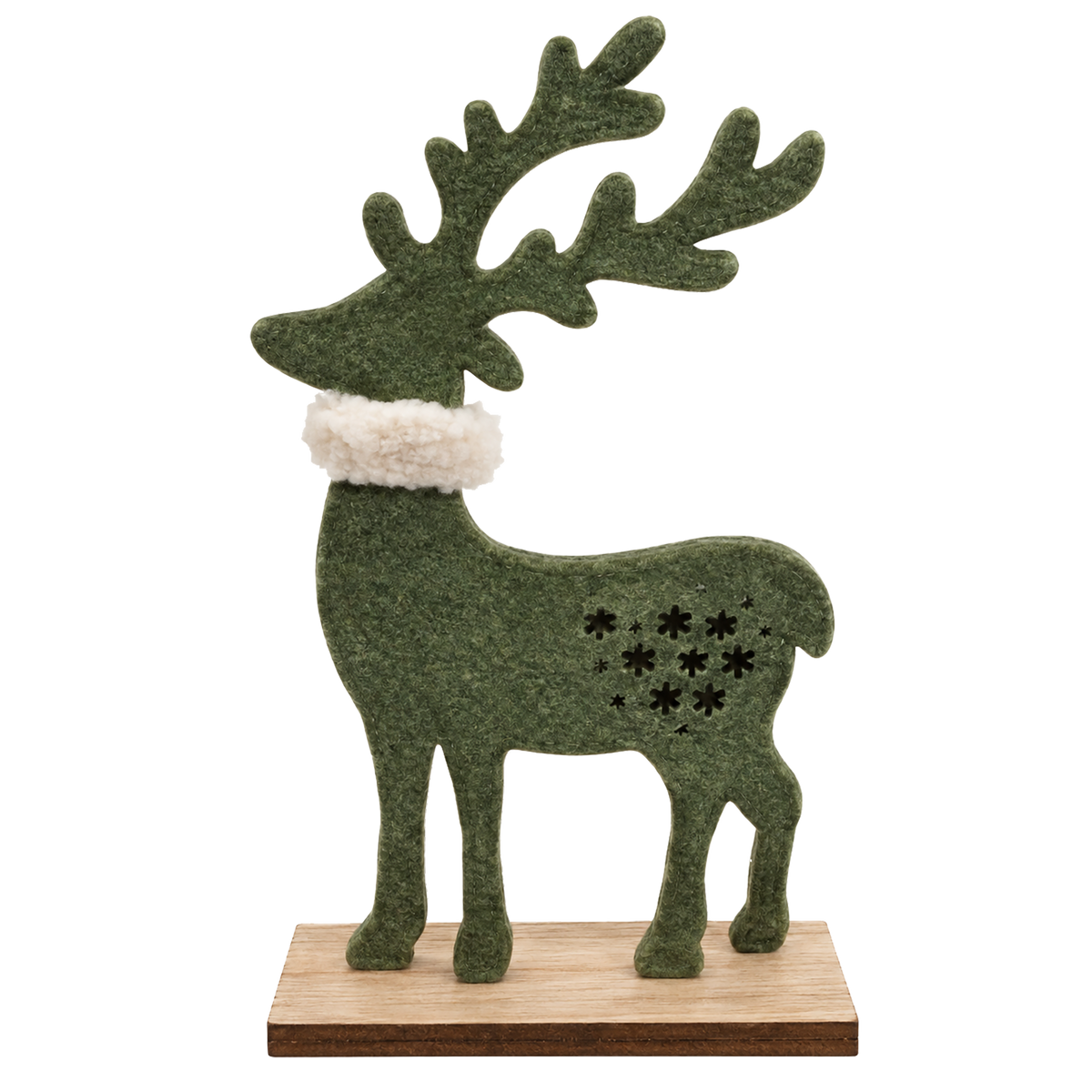 Renne de Noël en feutrine – 15 × 24 cm