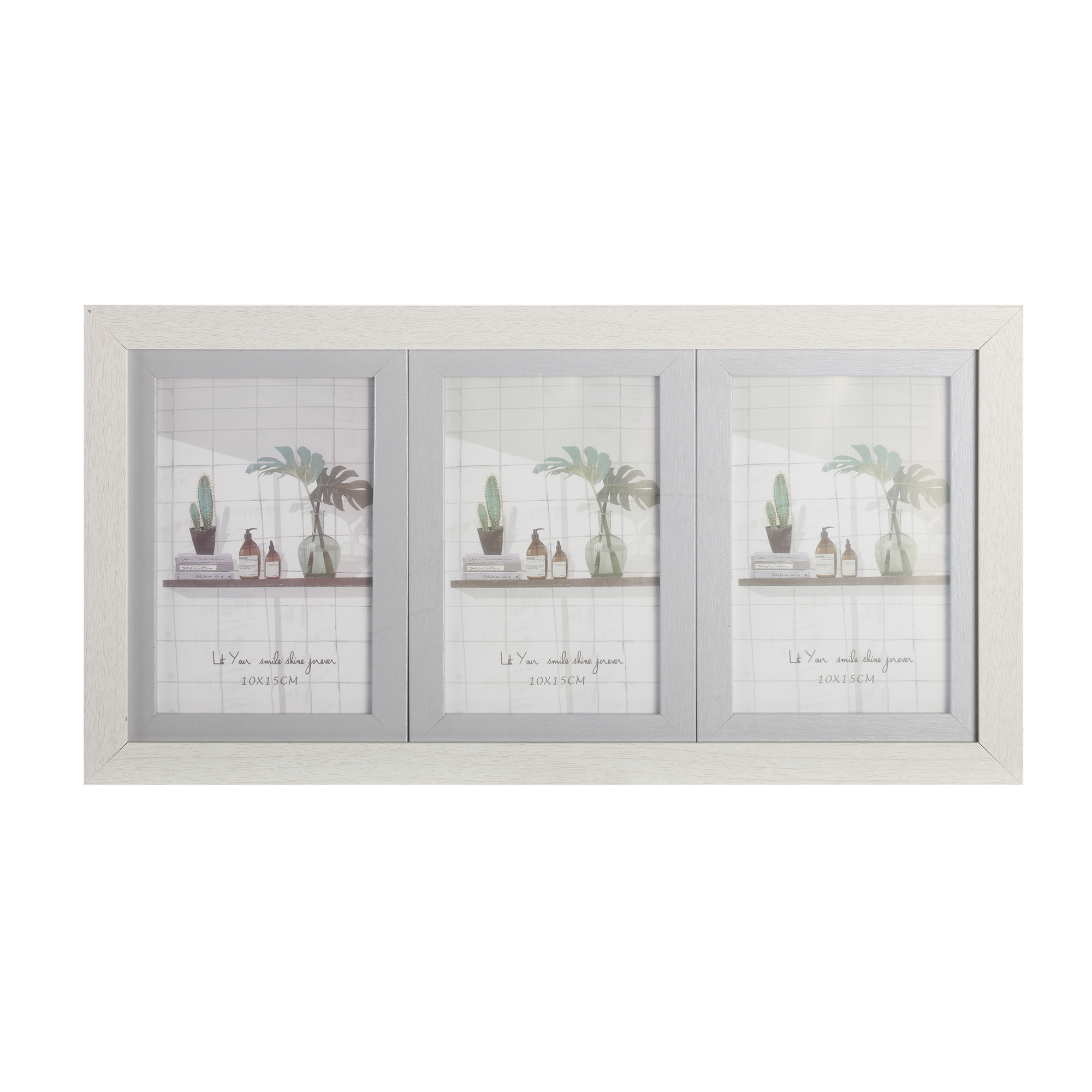 Cadre multi-photos 39,2 x 20 x 2,2 cm - Violet