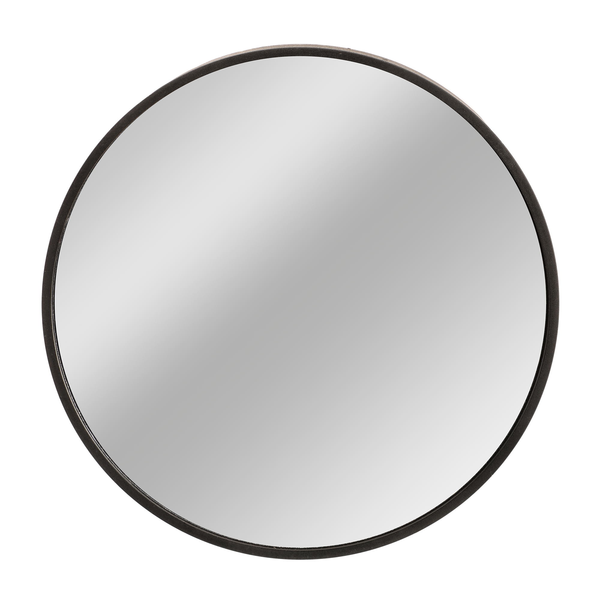 Set de 3 miroirs décoratifs noirs 25 x 25 x 2 cm
