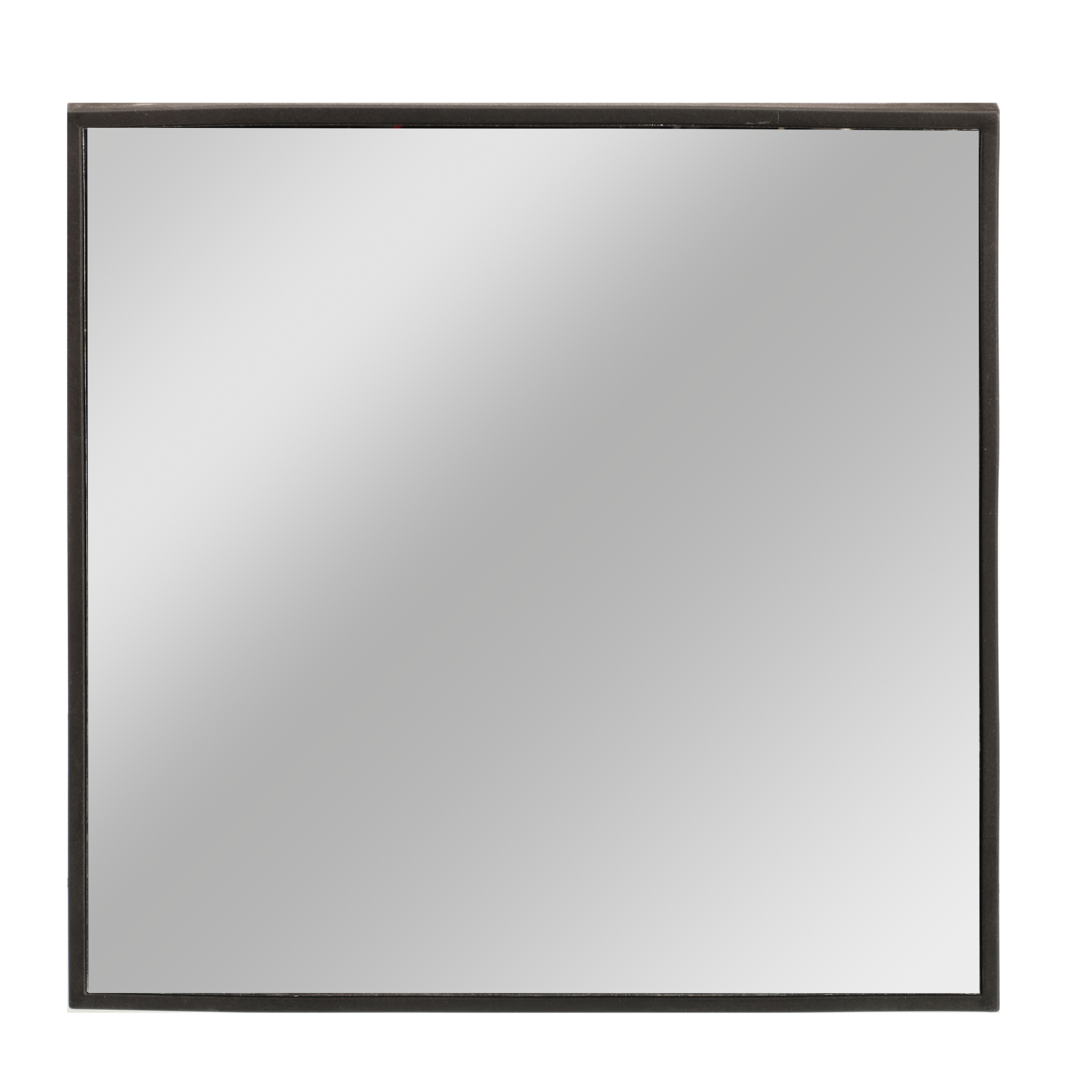 Set de 3 miroirs décoratifs noirs 25 x 25 x 2 cm