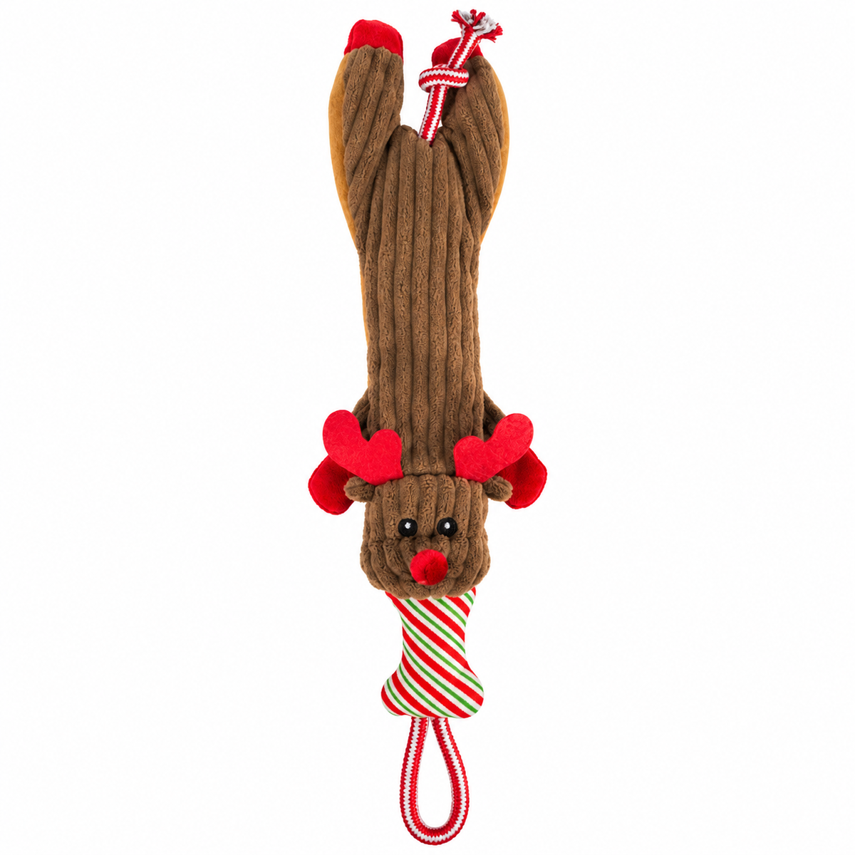 Jouet pour chien en plastique 55 x 11 x 2 cm - Marron