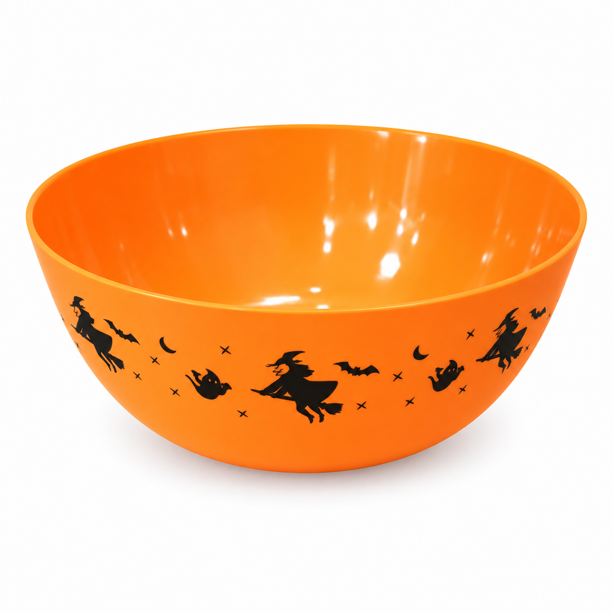 Bol à bonbons XL d’Halloween Cook Keen – Ø 24,5 × H. 10 cm - Orange