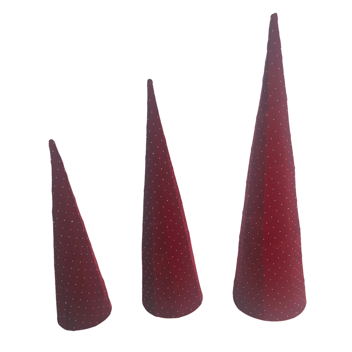 Sapin lumineux grenat – 14 × 50 cm