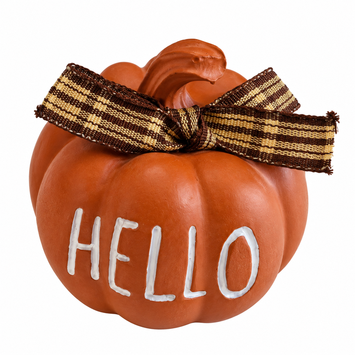 Citrouilles décoratives en polyéthylène Déclic Home – Ø 6 × H. 6 cm, lot de 3