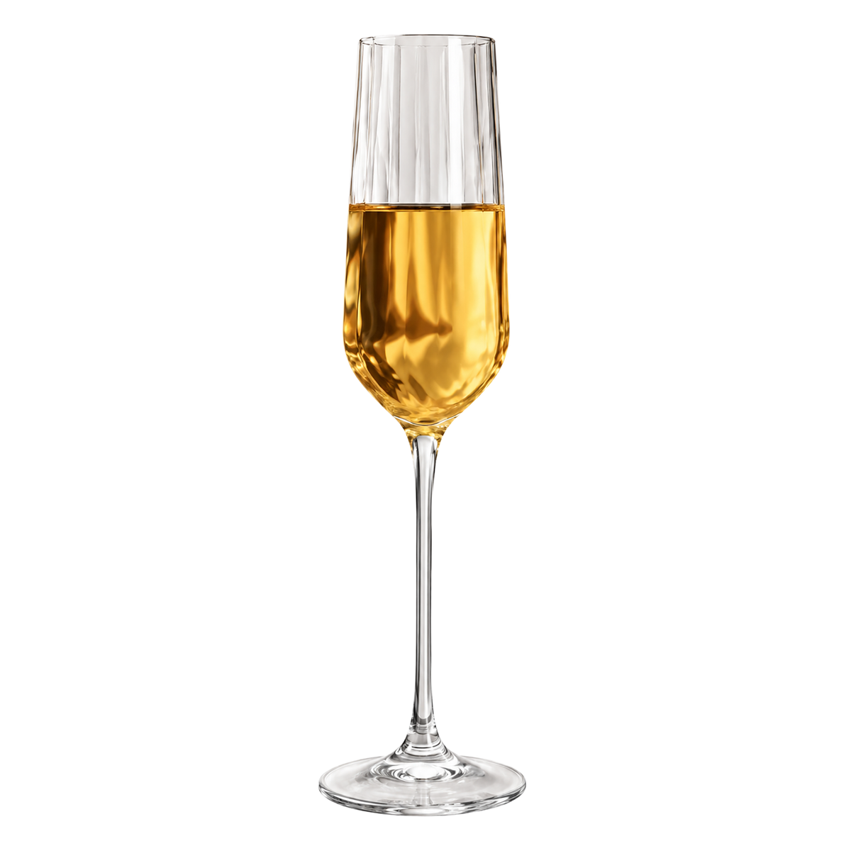 3 VERRES A CHAMPAGNE RAYURES 270ML