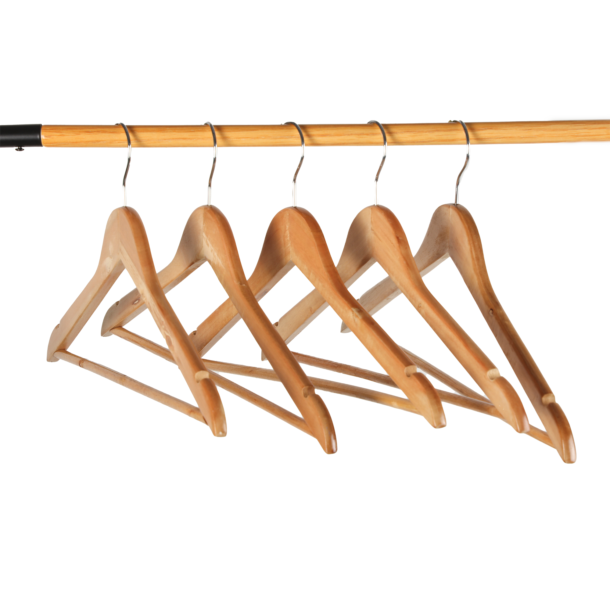 5 cintres en bois