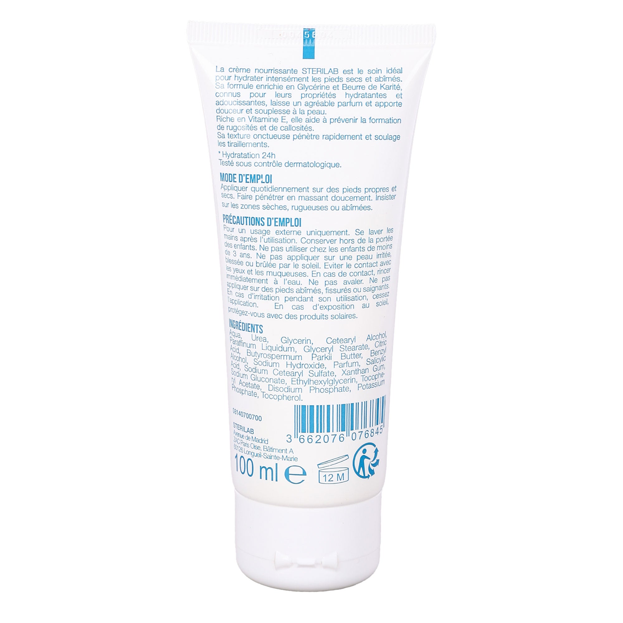 Crème pieds nourrissante