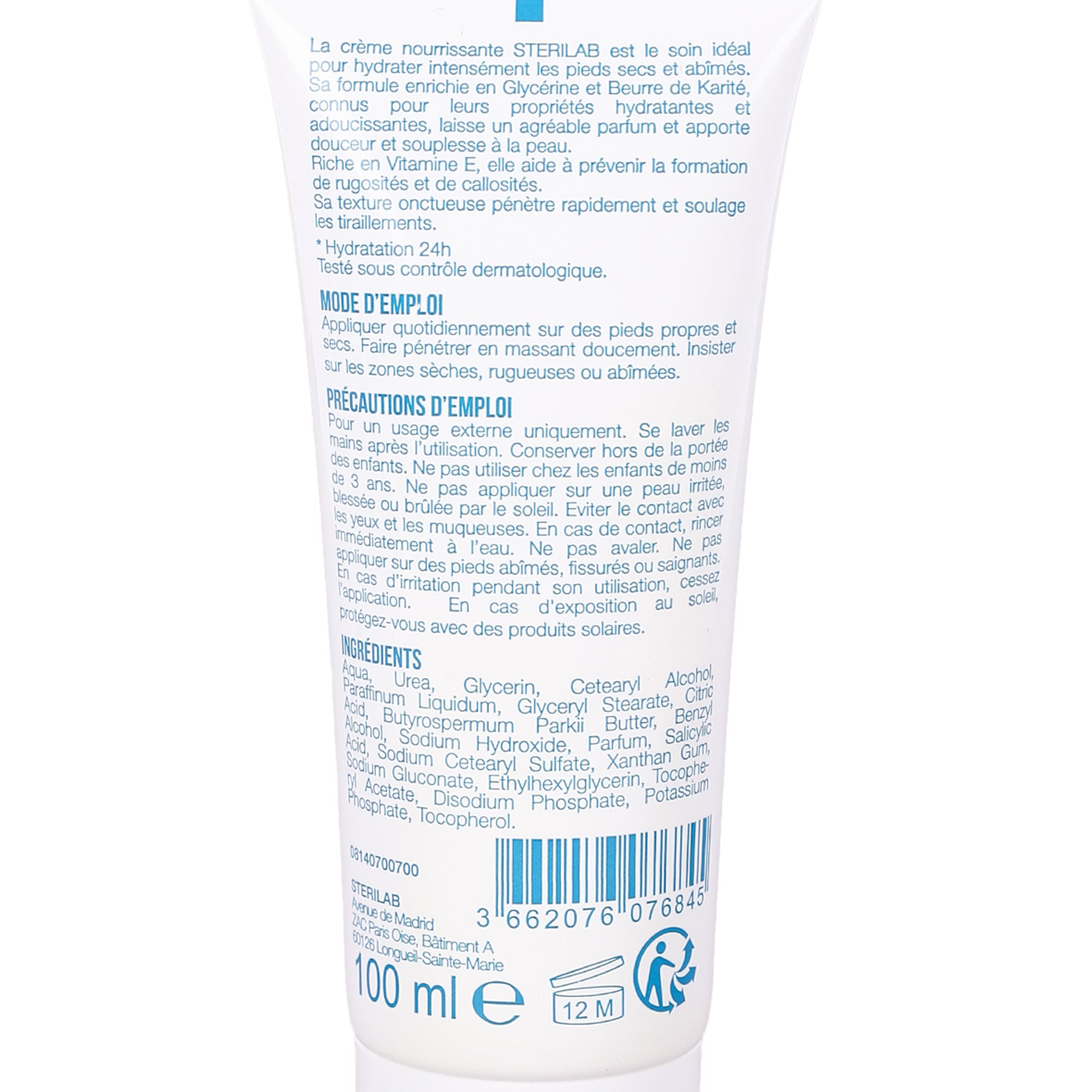 Crème pieds nourrissante