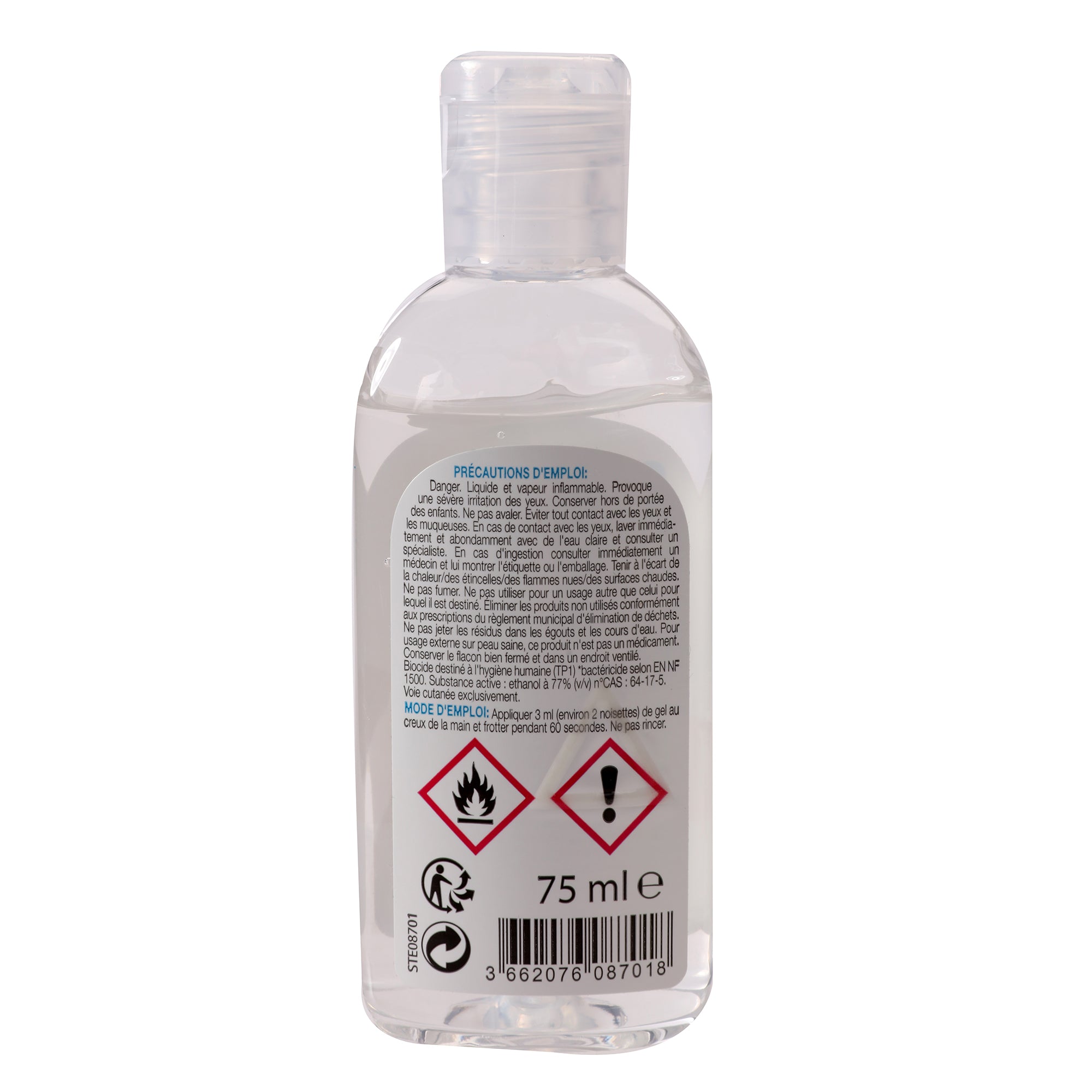 Gel désinfectant mains