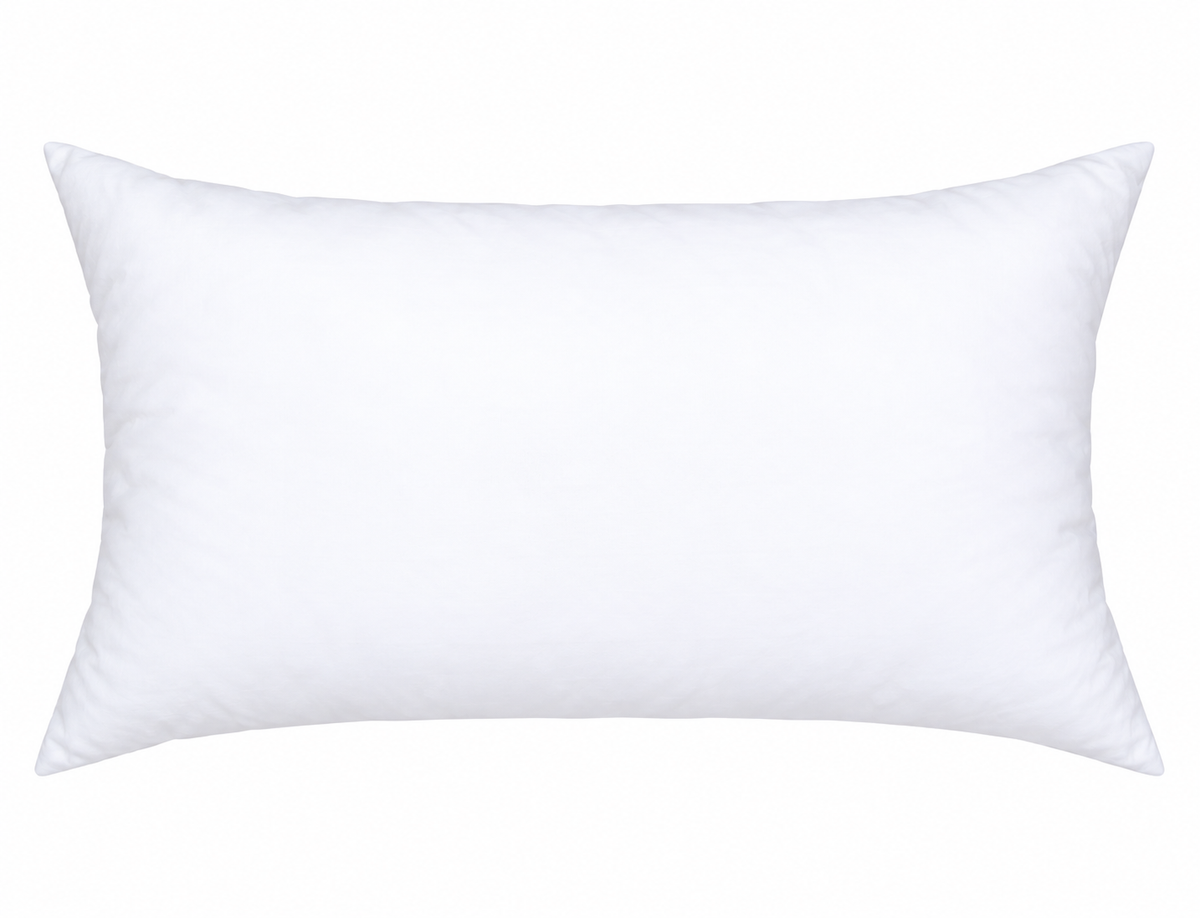 Protège-oreiller Serena blanc en coton mélangé – 60 × 60 cm