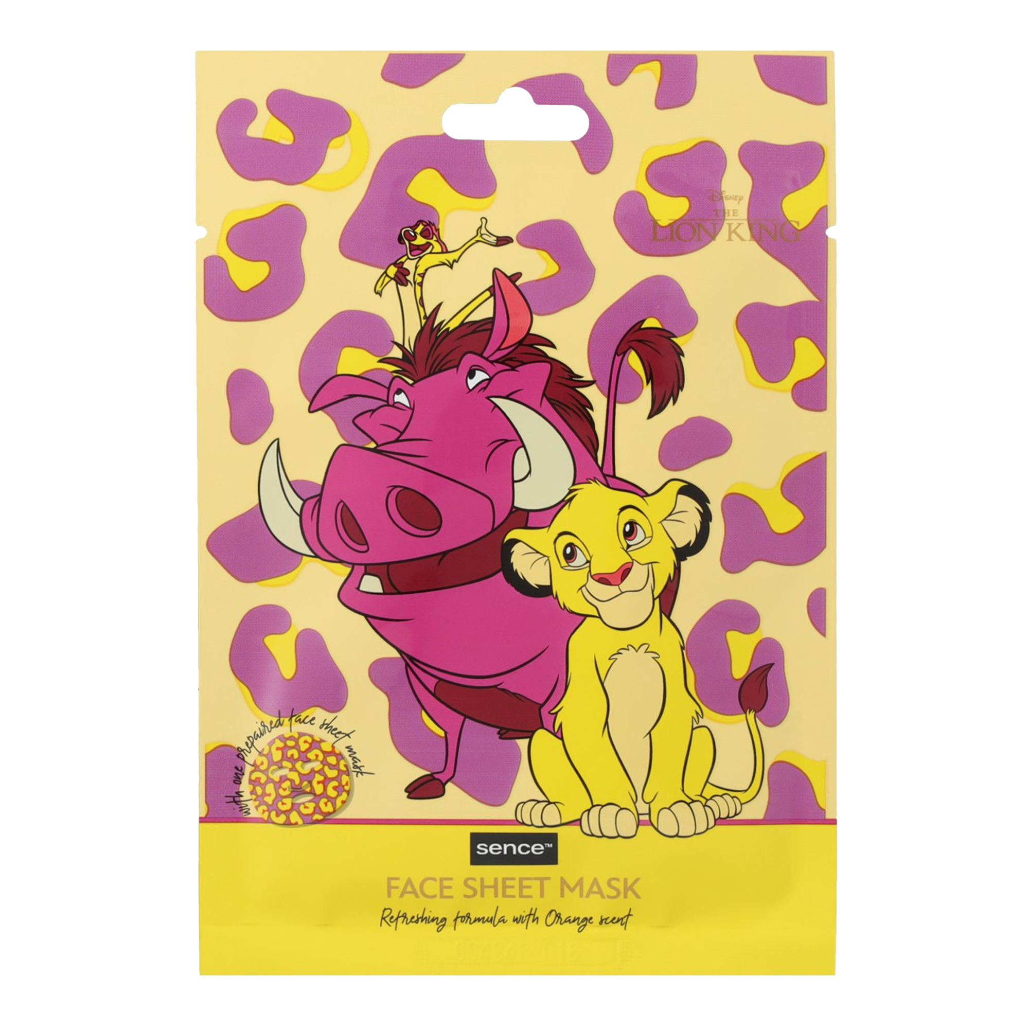 Masque visage en tissu Roi Lion