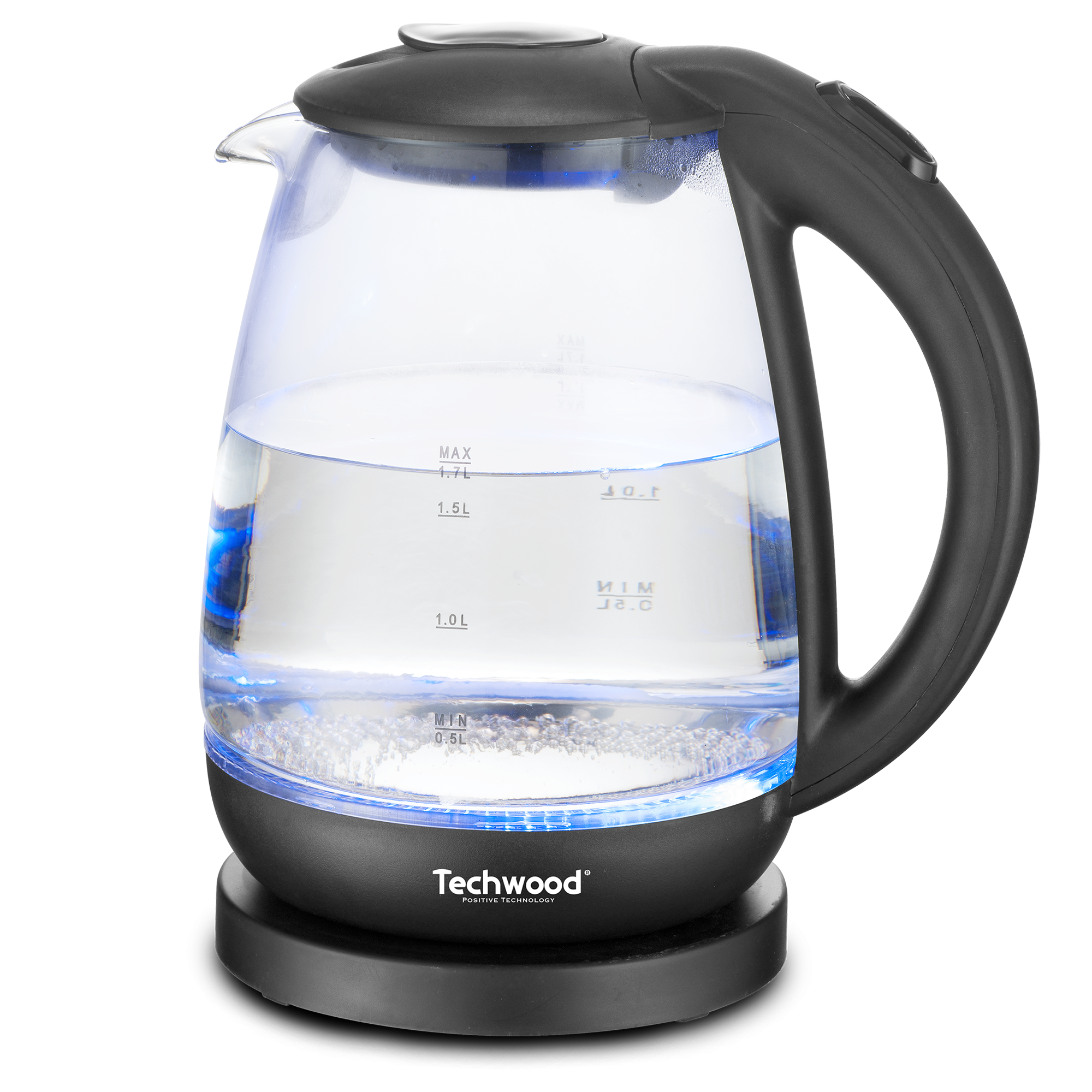 Bouilloire électrique en verre 1.7 L
