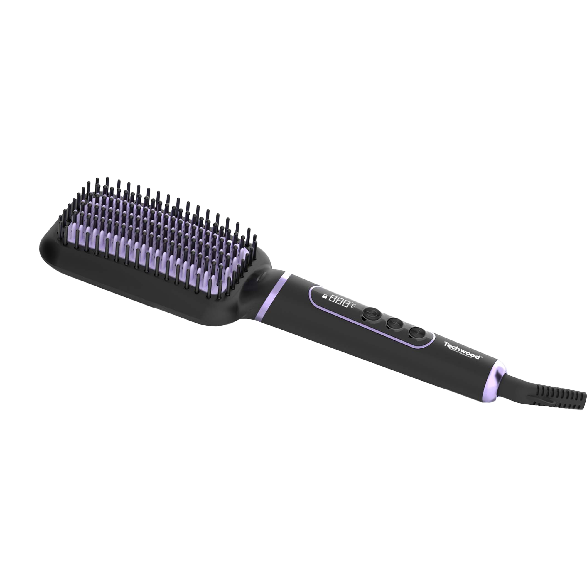 Brosse à lisser avec écran Led