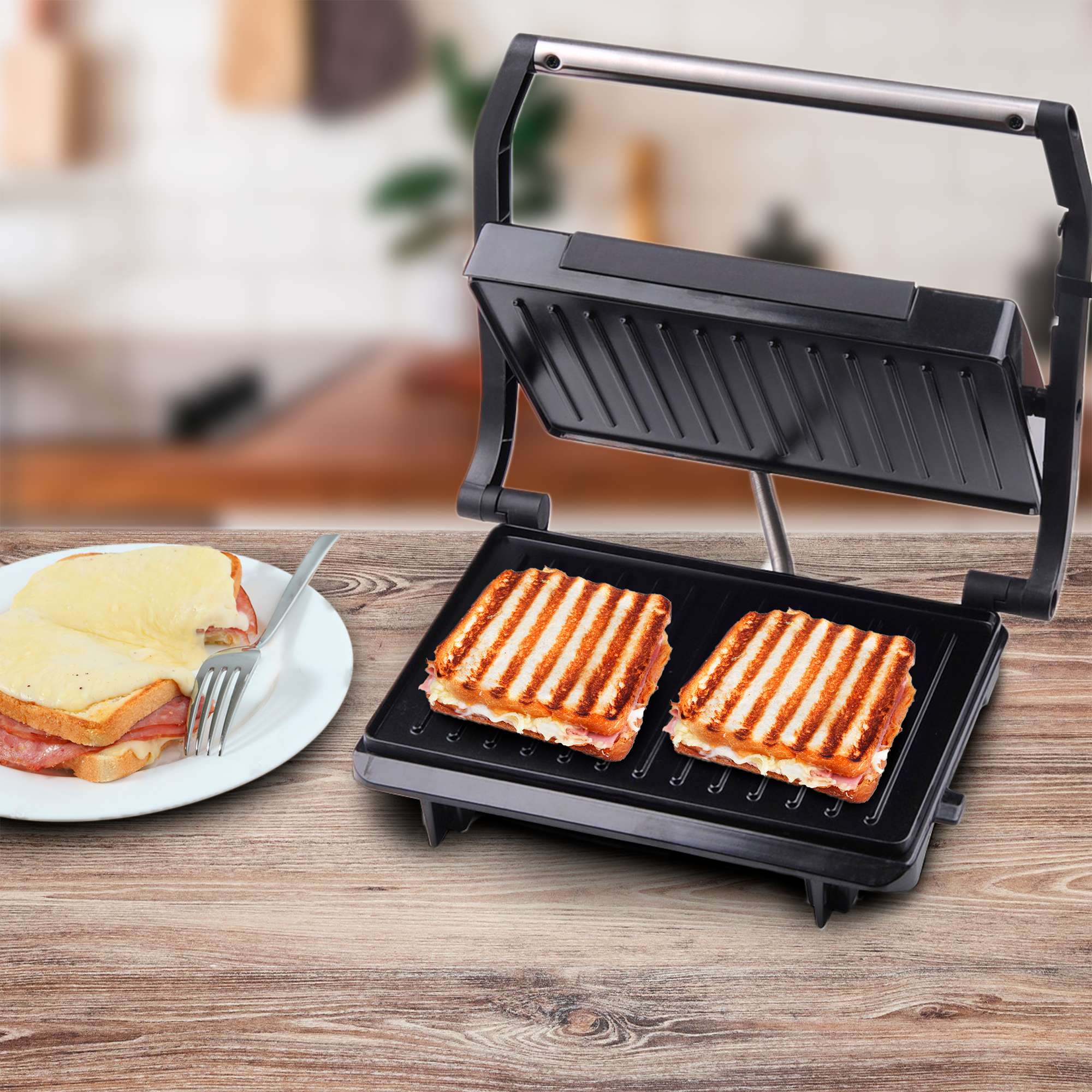 Grill viande panini