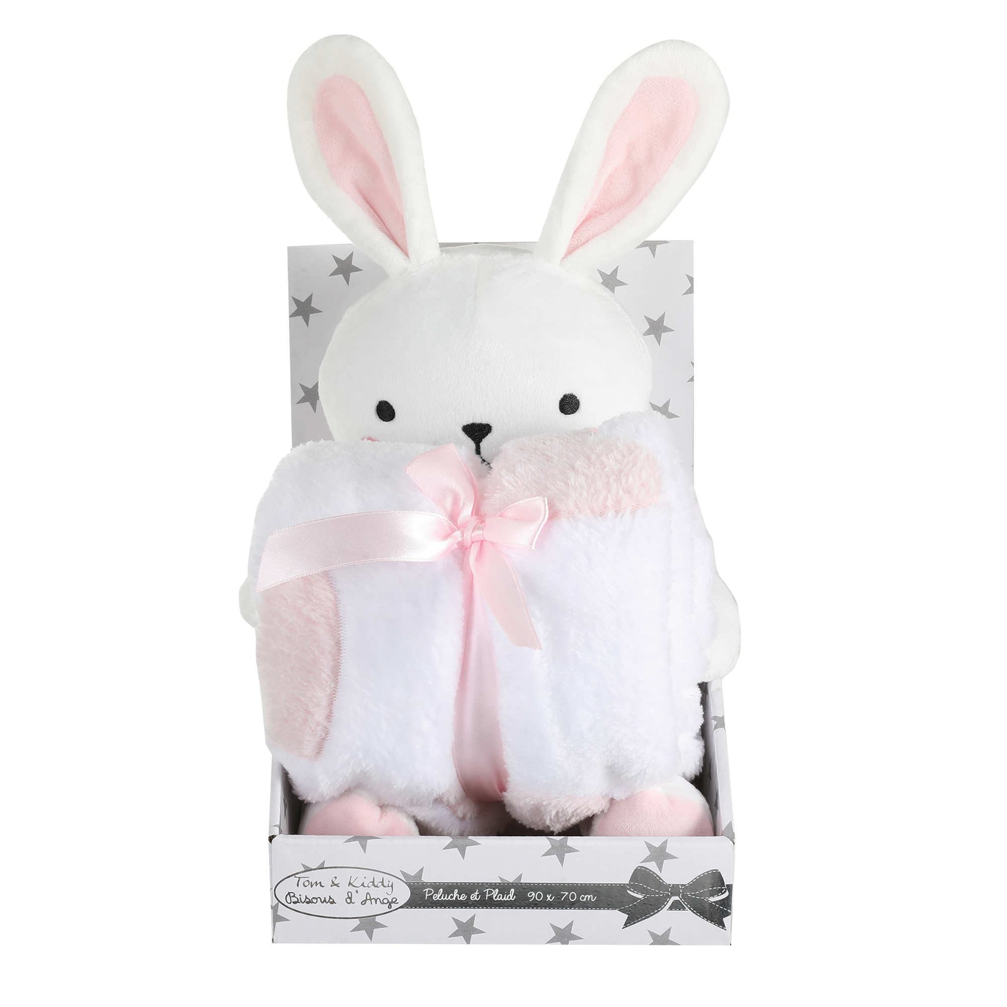 Peluche + plaid - Beige