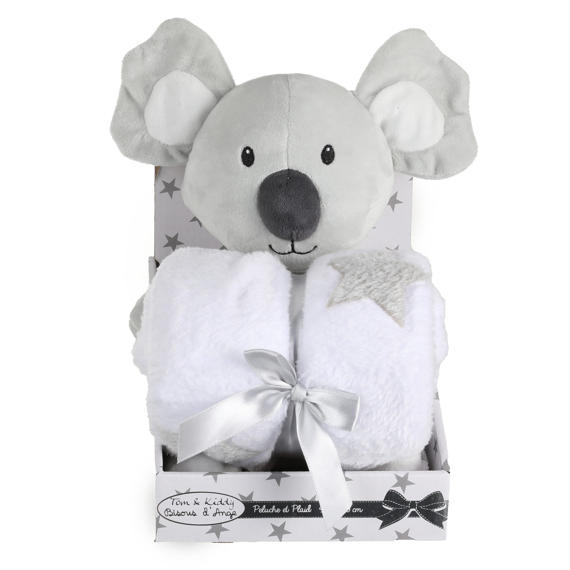 Peluche + plaid - Beige