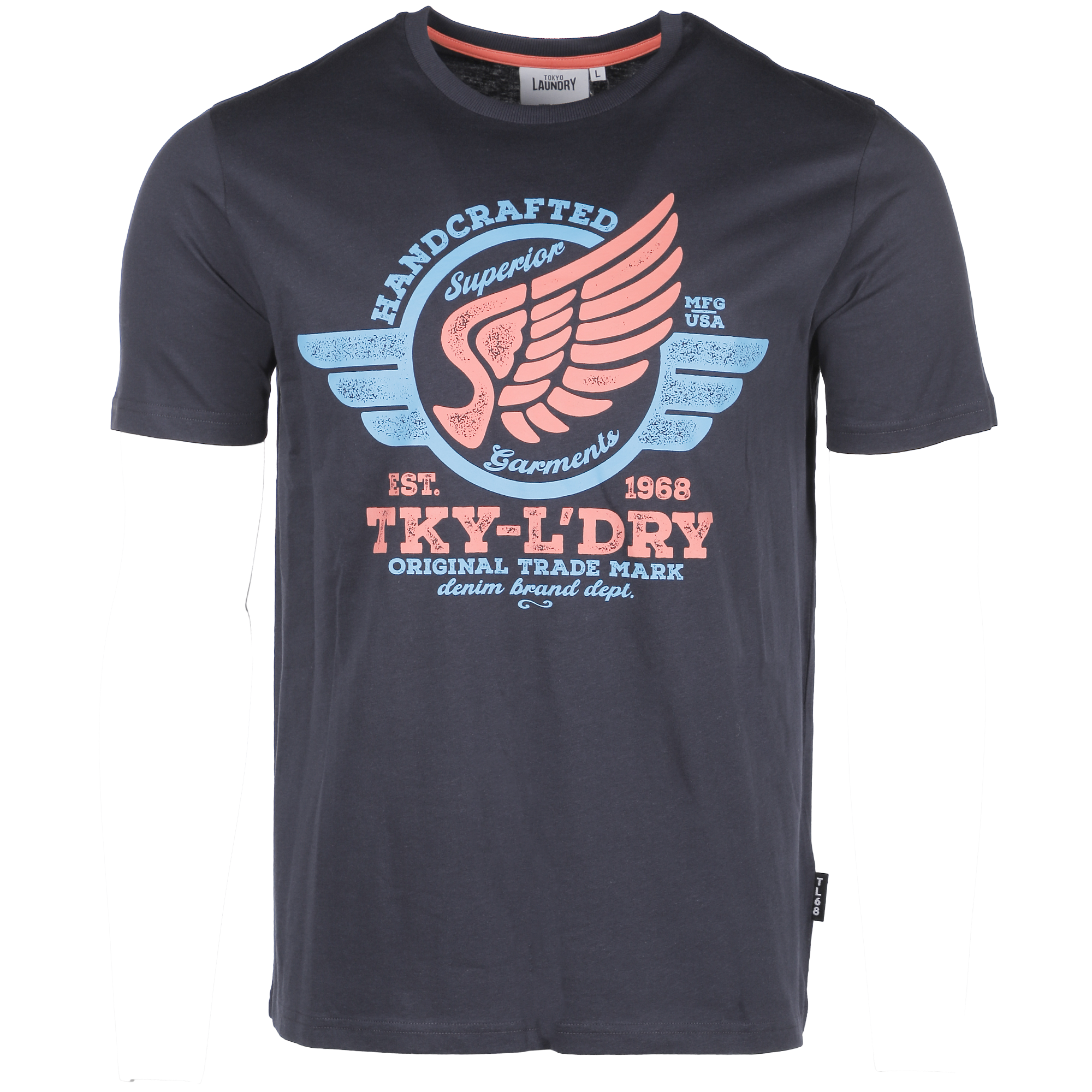Tee-shirt manches courtes  - Bleu