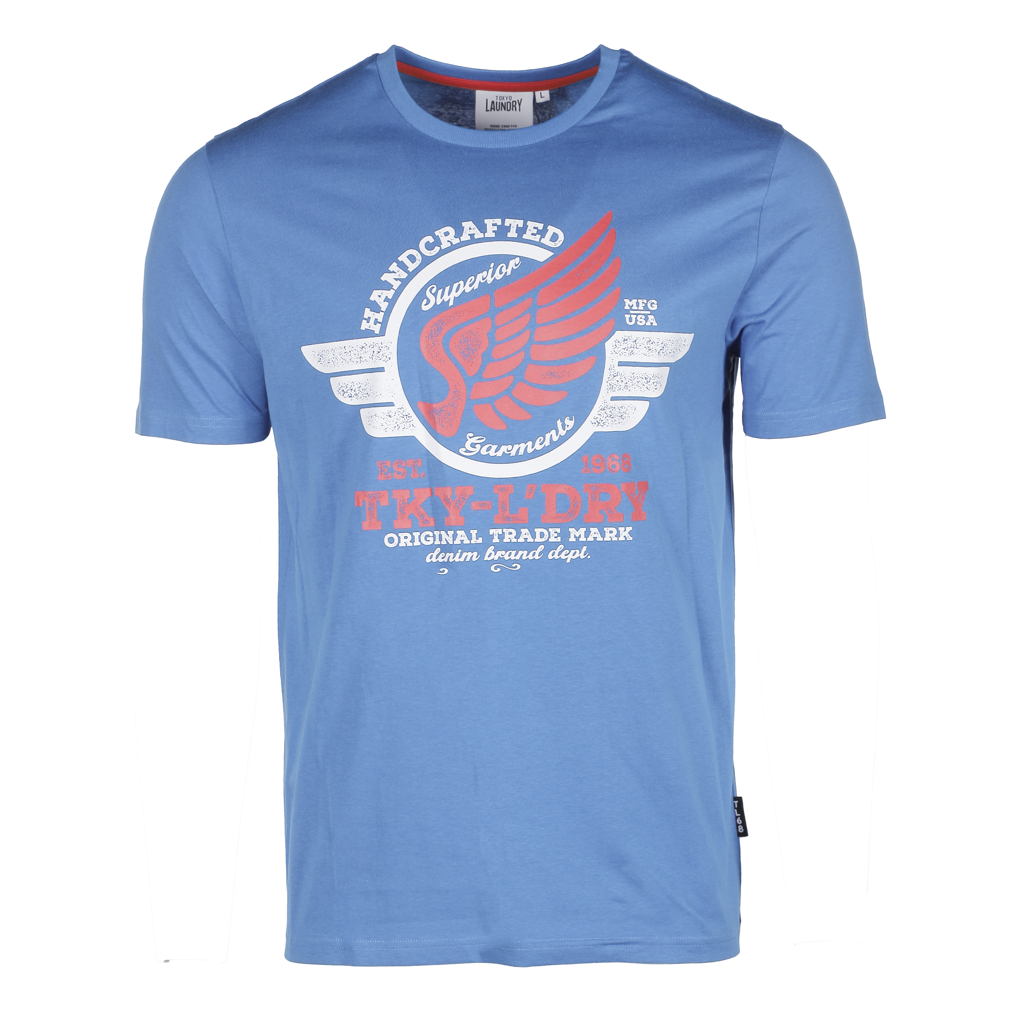 Tee-shirt manches courtes  - Bleu