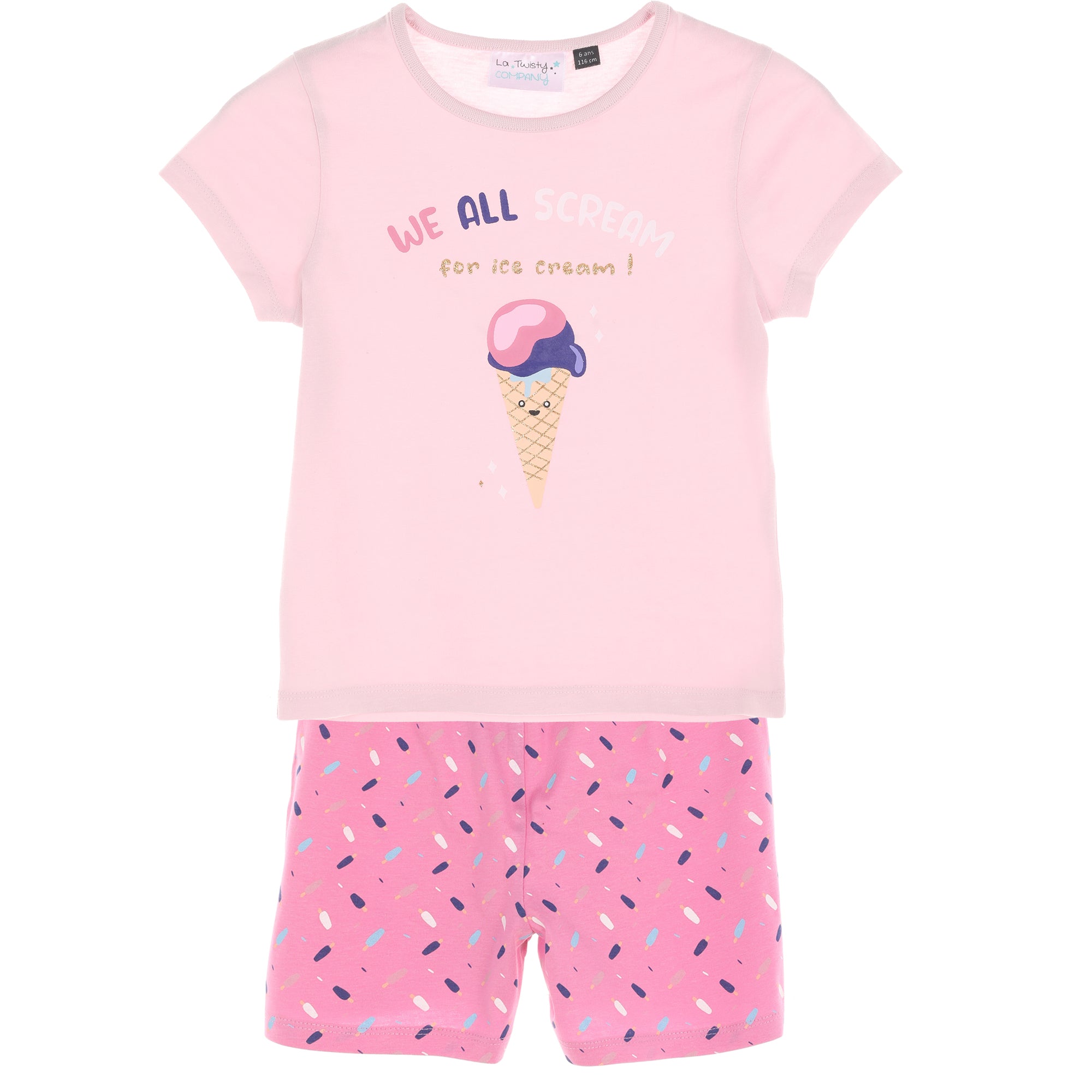 Lot de 2 pyjashorts 3/12 ans