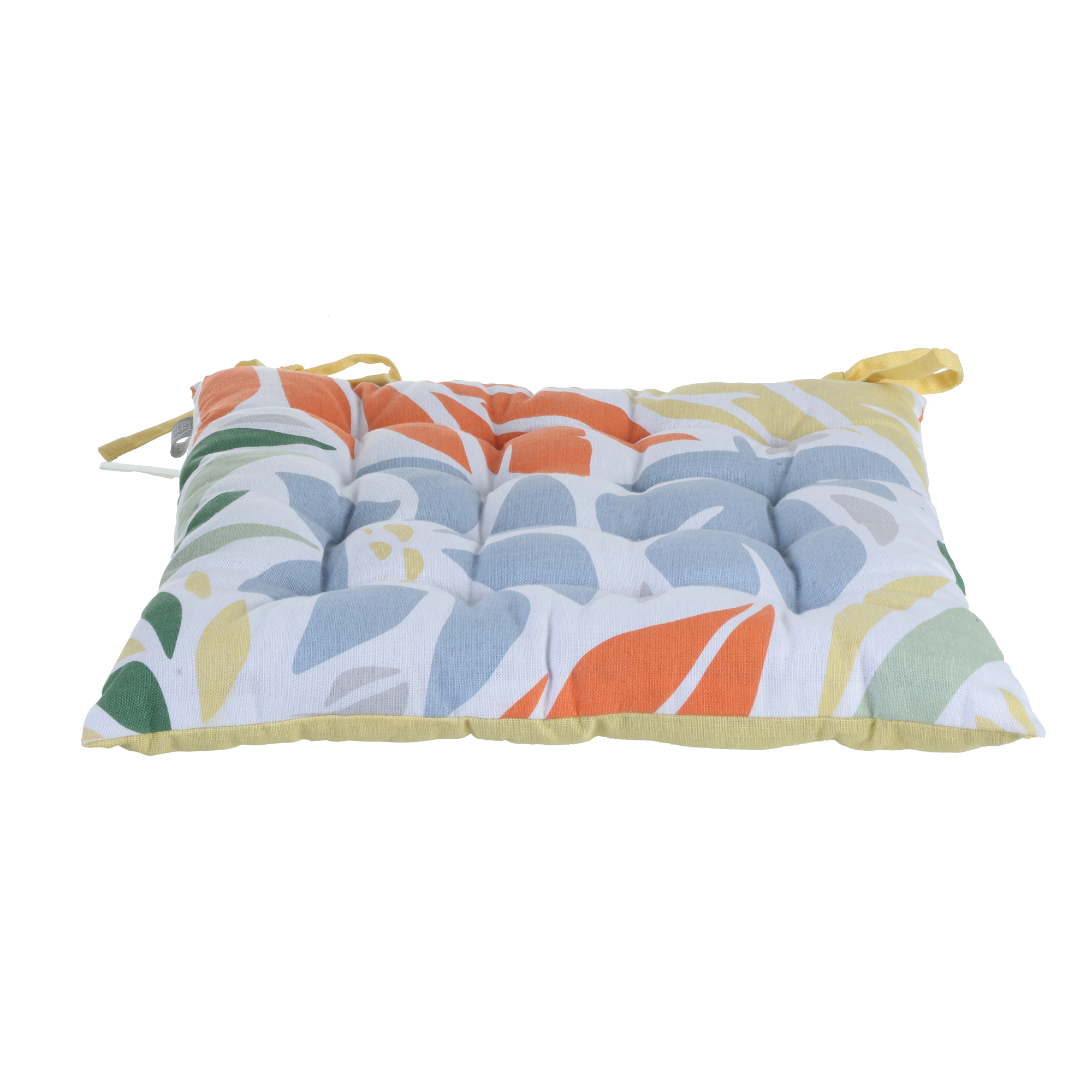 Galette de chaise imprimée 40x40cm  - Multicolore