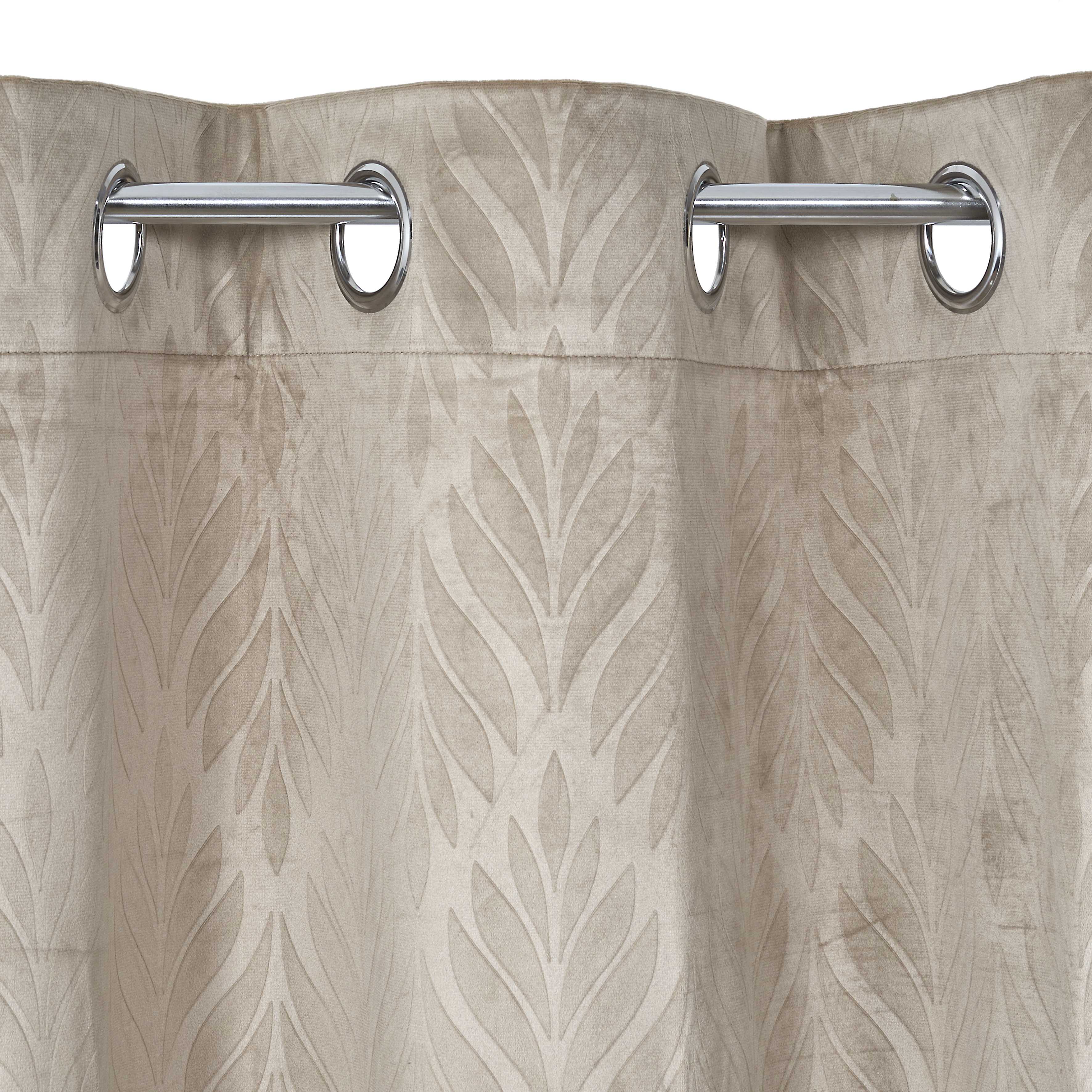 Rideau en velours - Marron