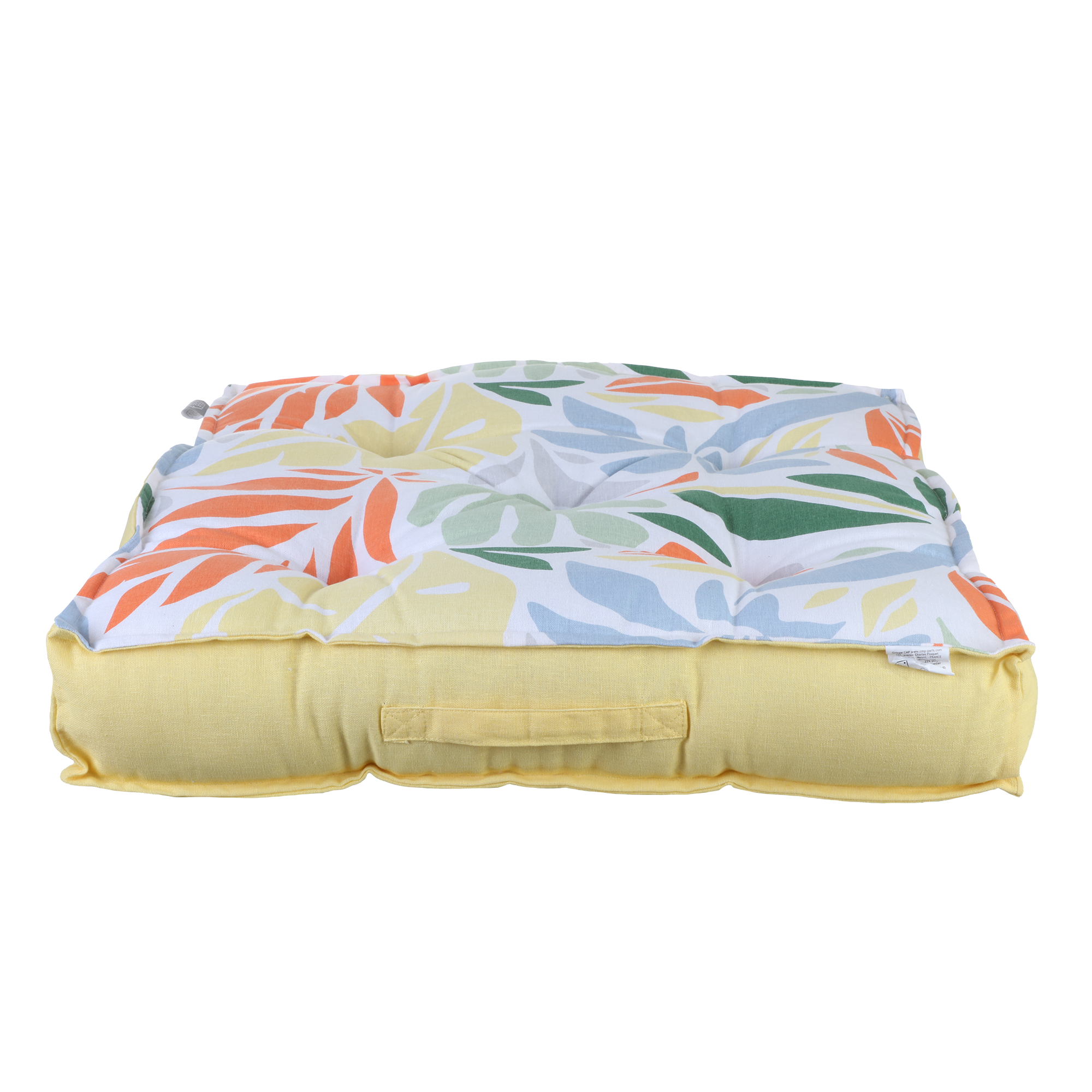 Coussin de sol imprimé 60x60cm - Vert