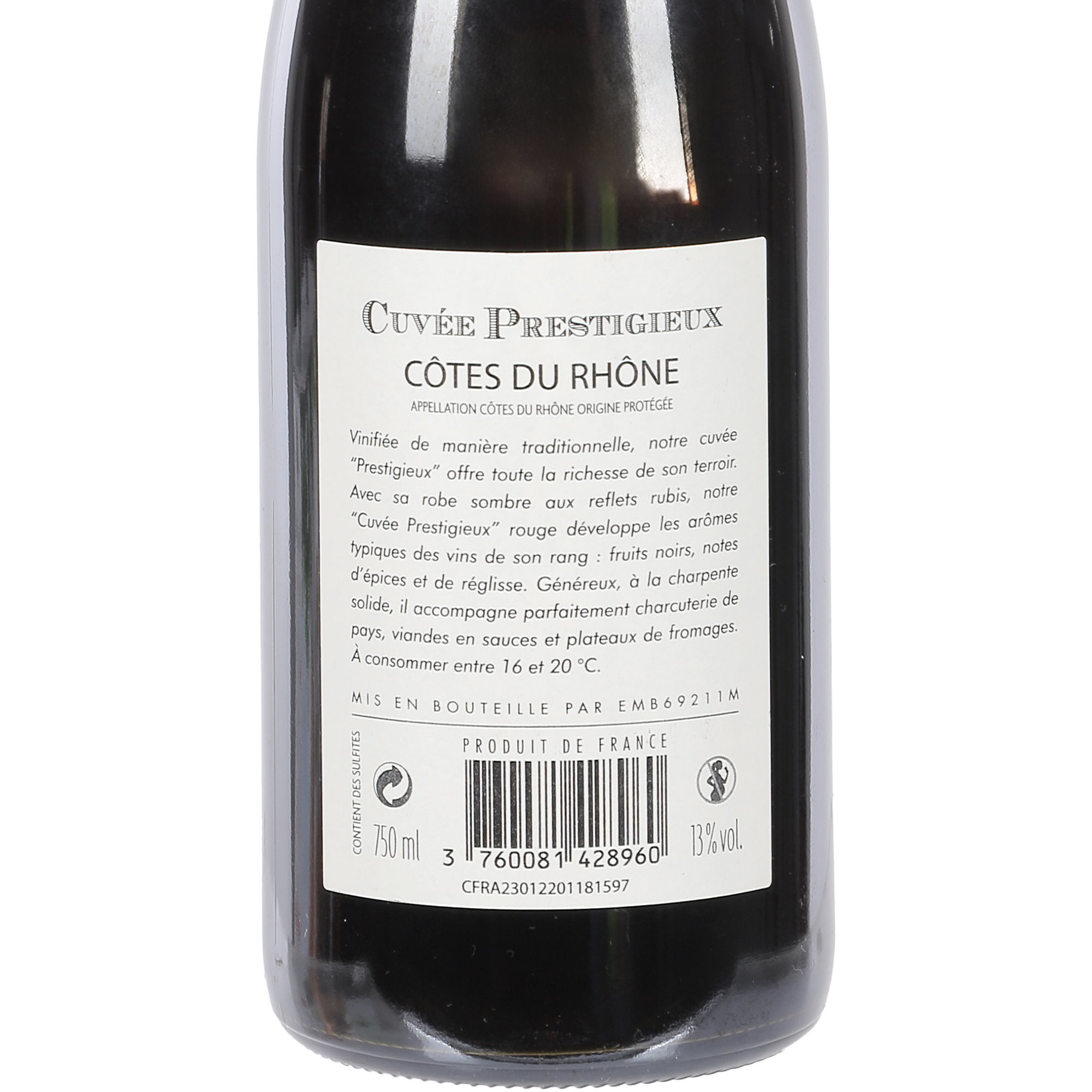 Cuvée prestigieux AOC 2021 13%