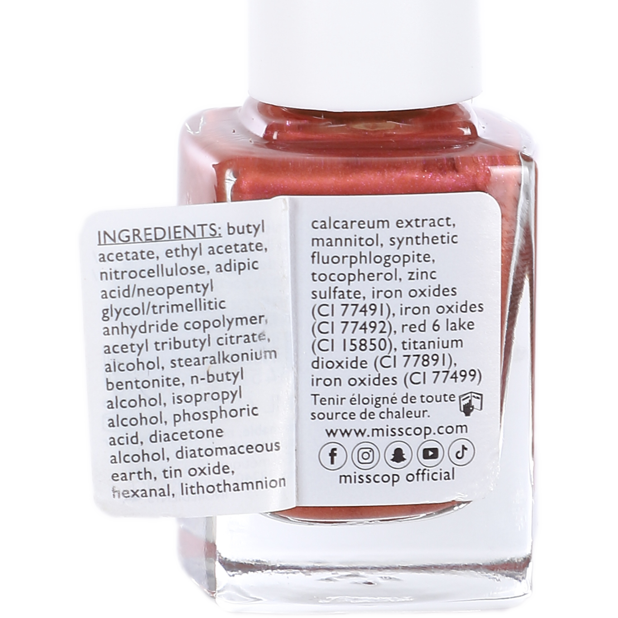 Vernis à ongle vieux rose nacré