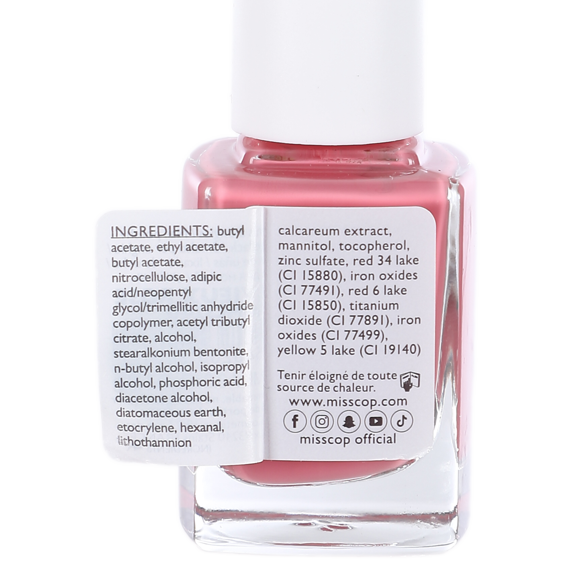 Vernis à ongle vieux rose