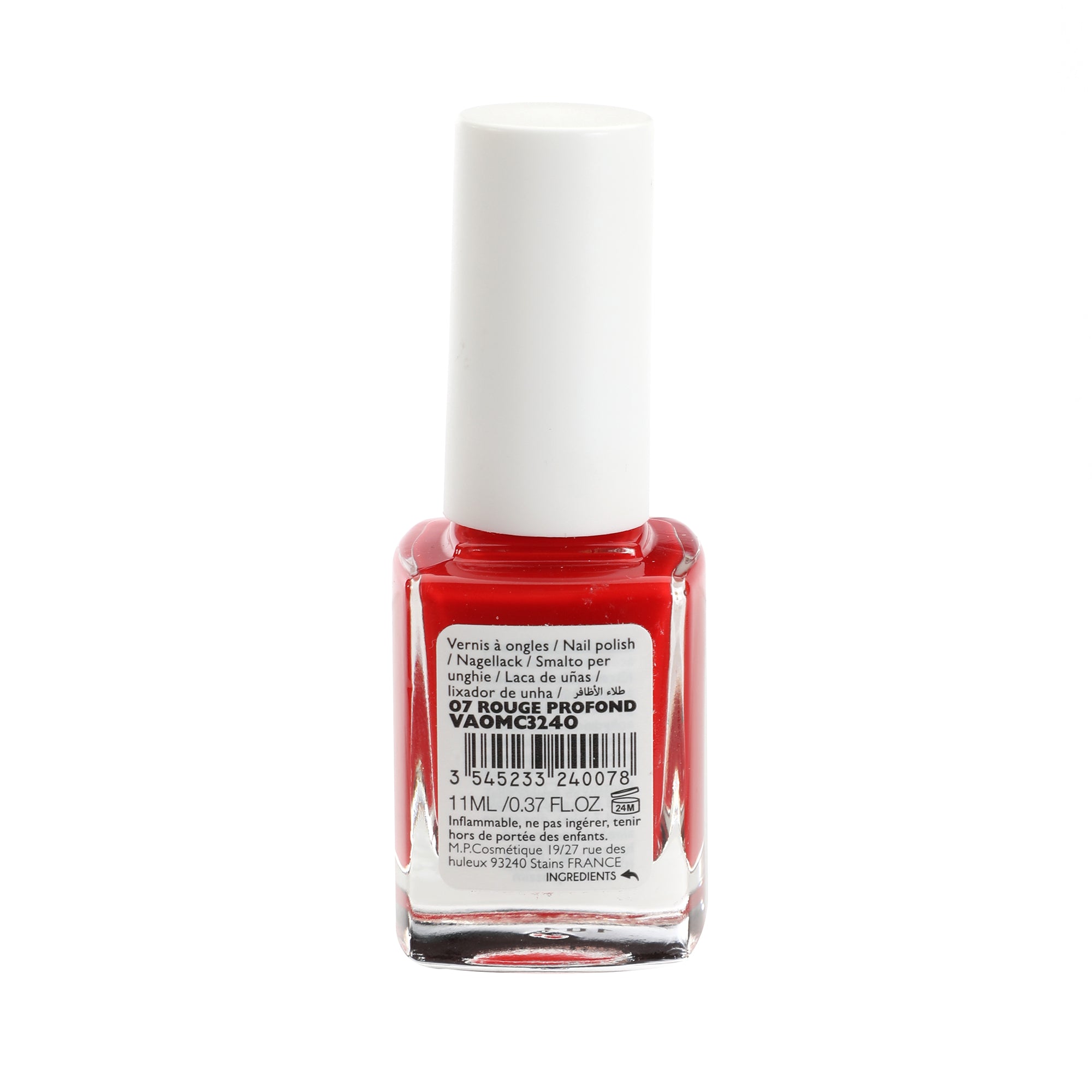 Vernis à ongles rouge profond