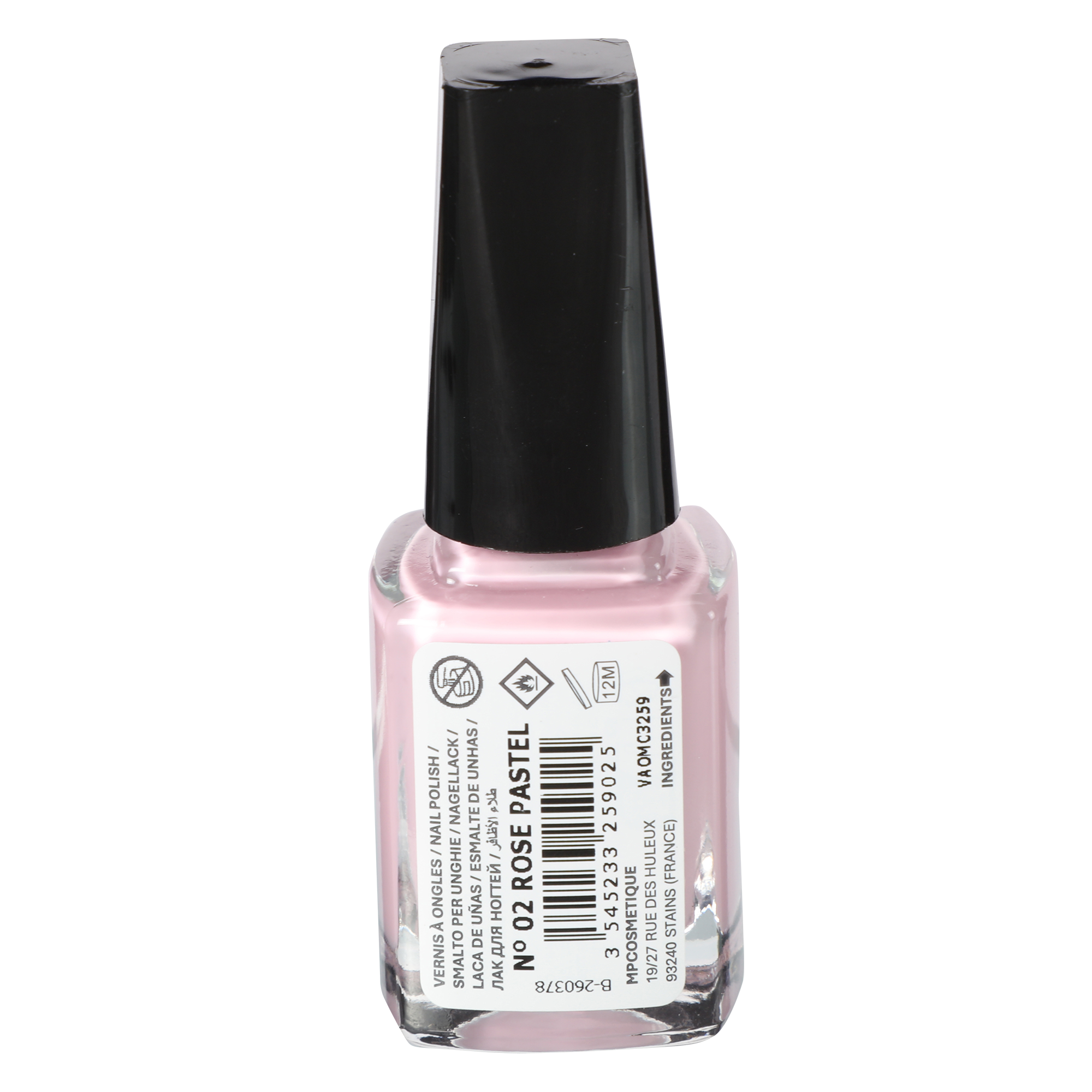 Vernis à ongles rose pastel