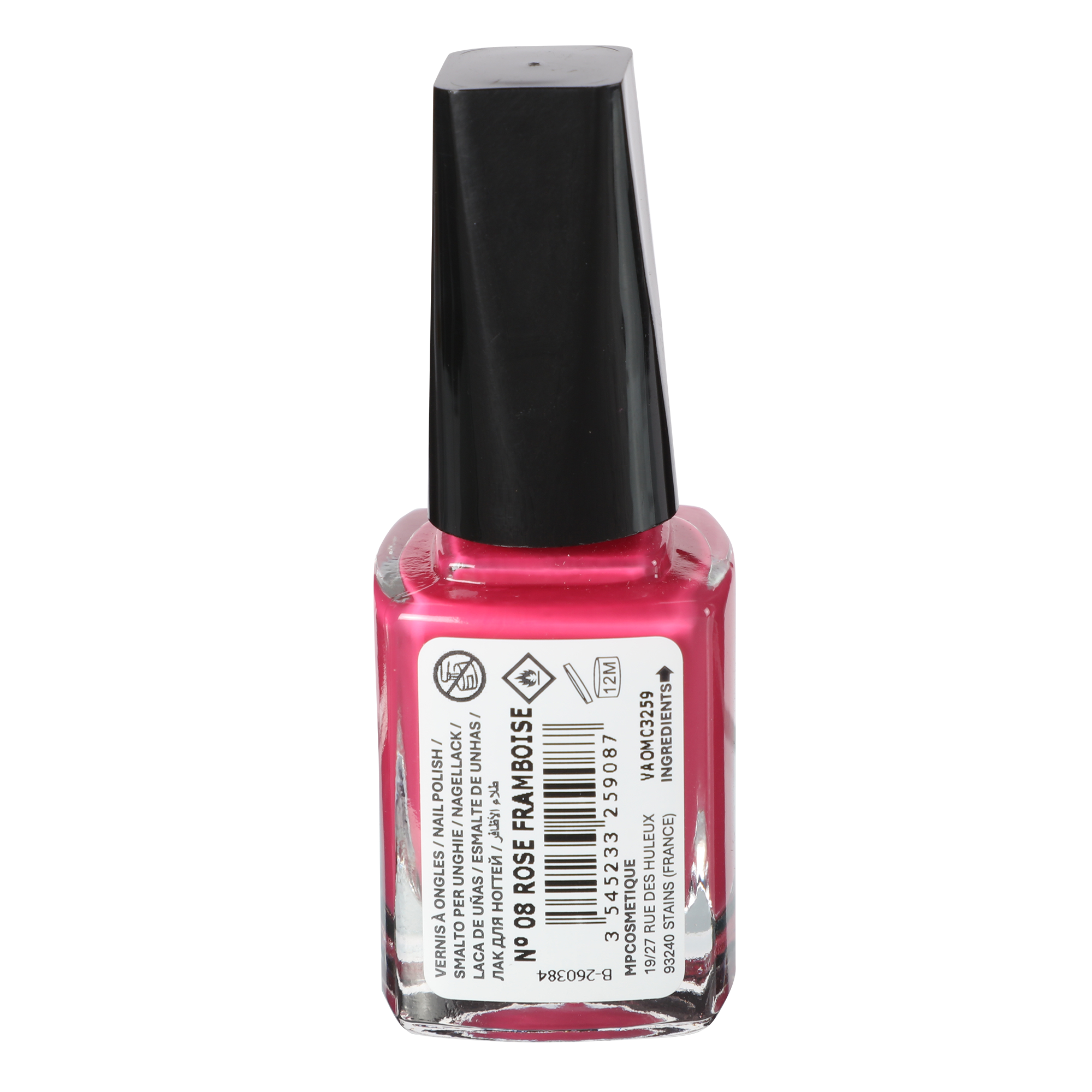 Vernis à ongles rose framboise