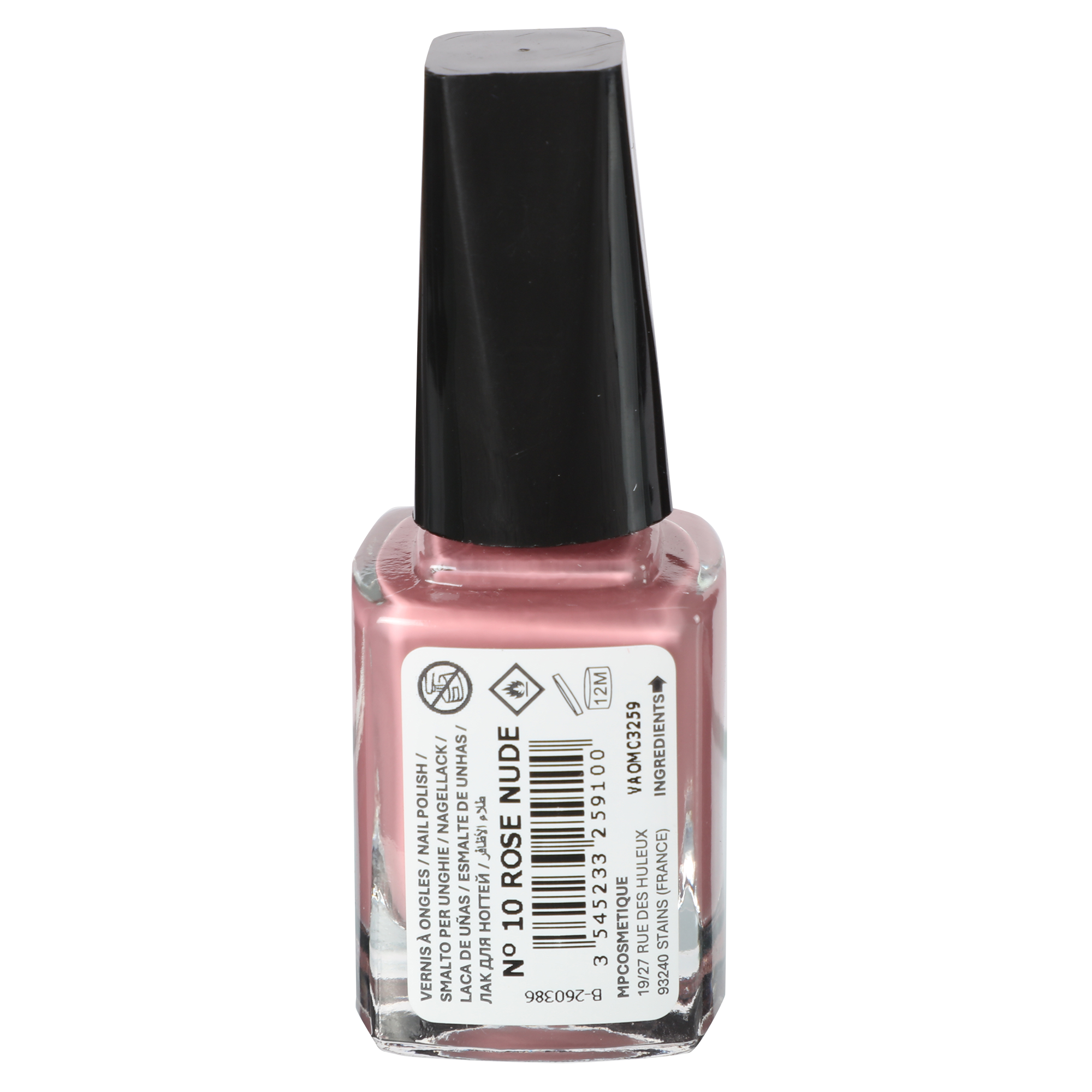 Vernis à ongles rose nude