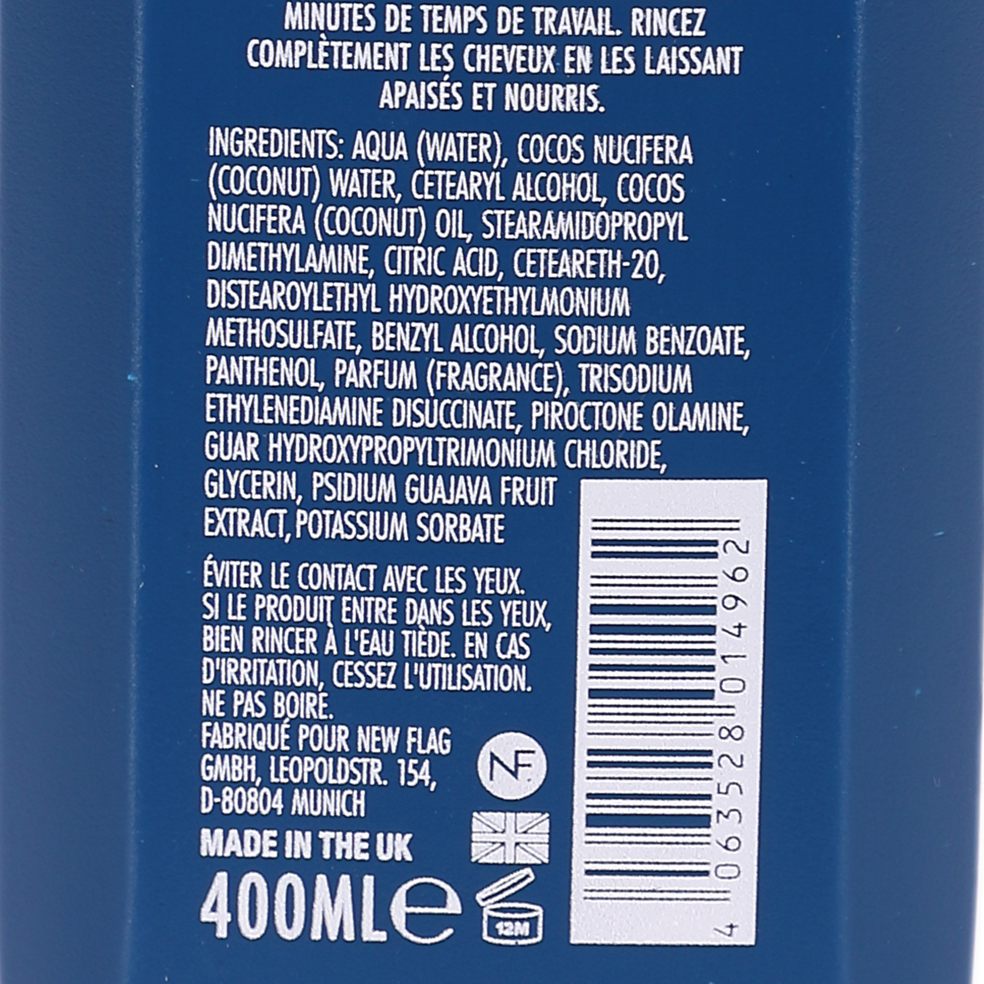 Aprés-Shampoing anti-pelliculaire Noix de coco et goyave