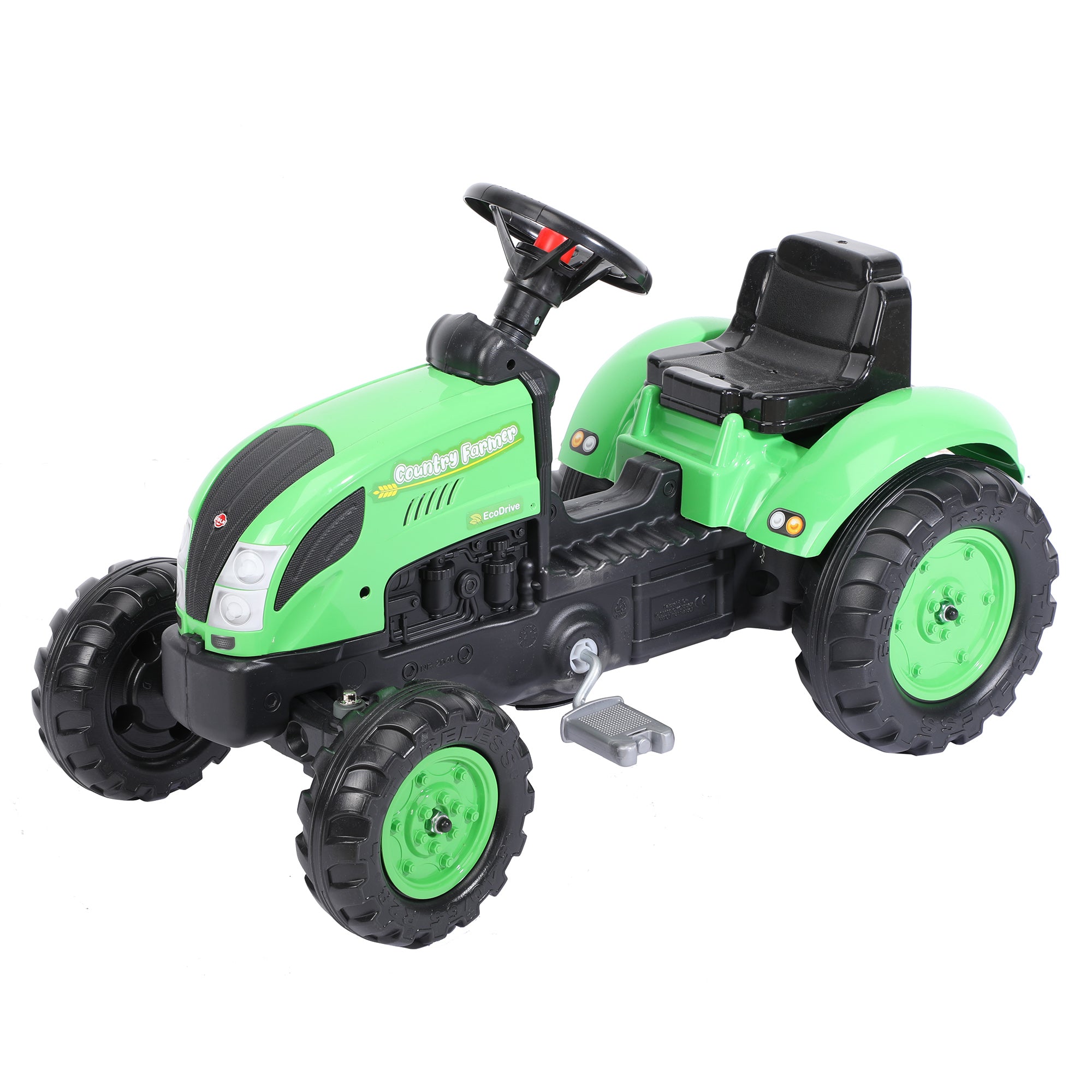 Tracteur à pédales et remorque