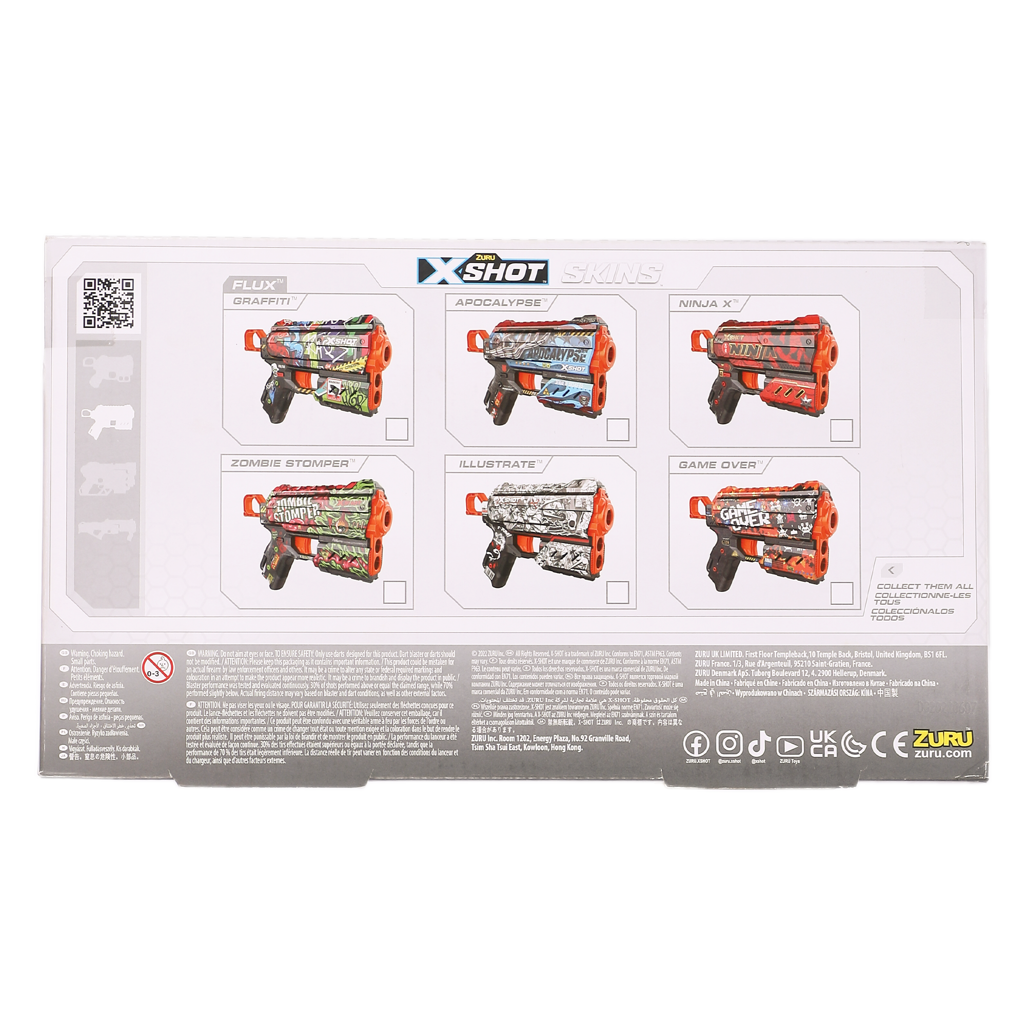 X-shot skins flux 8 projectiles