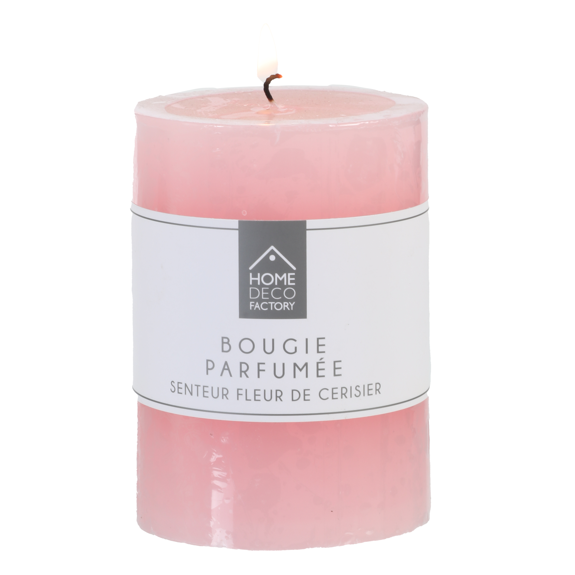 Bougie cylindrique Escale Gourmande - Rouge