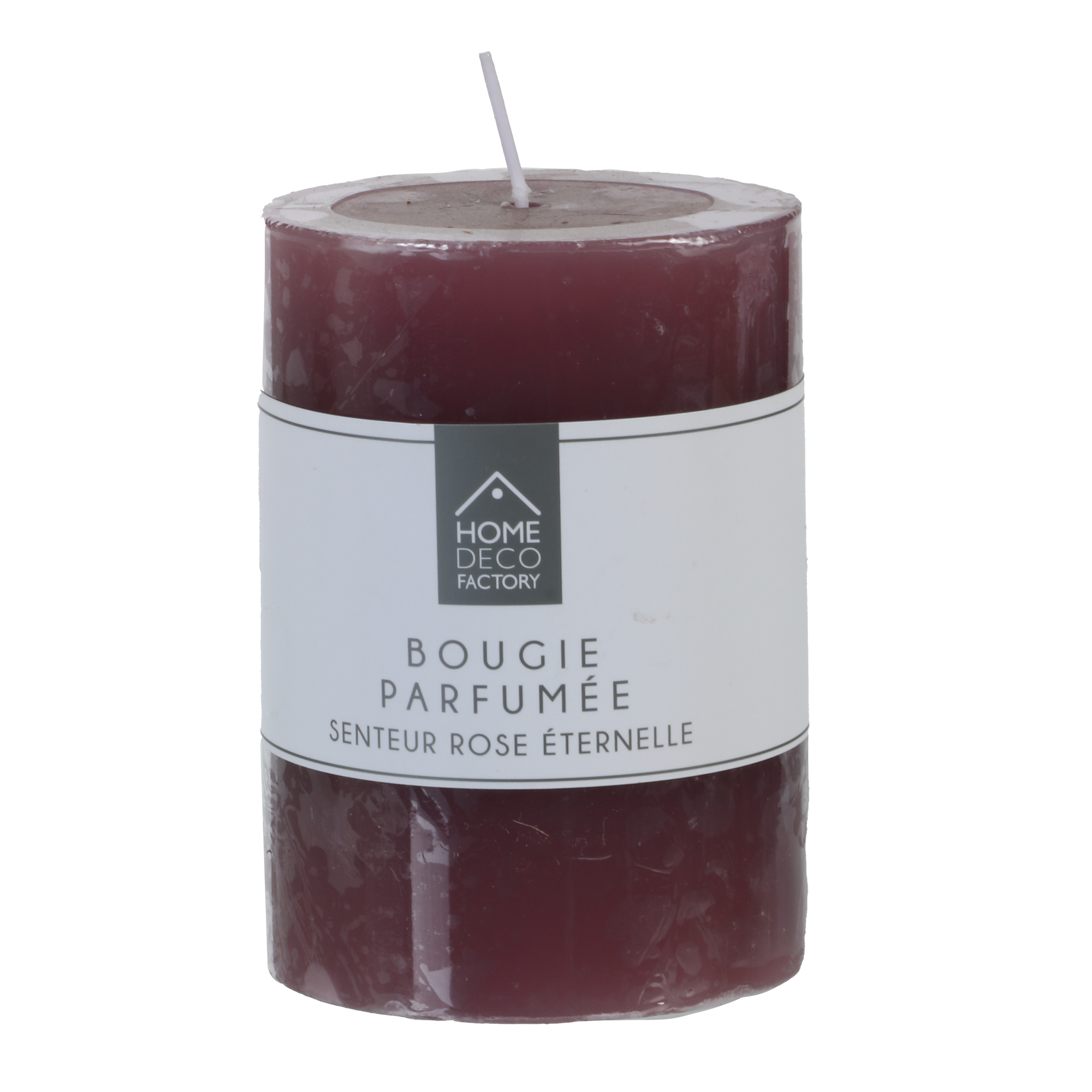 Bougie cylindrique Escale Gourmande - Rouge