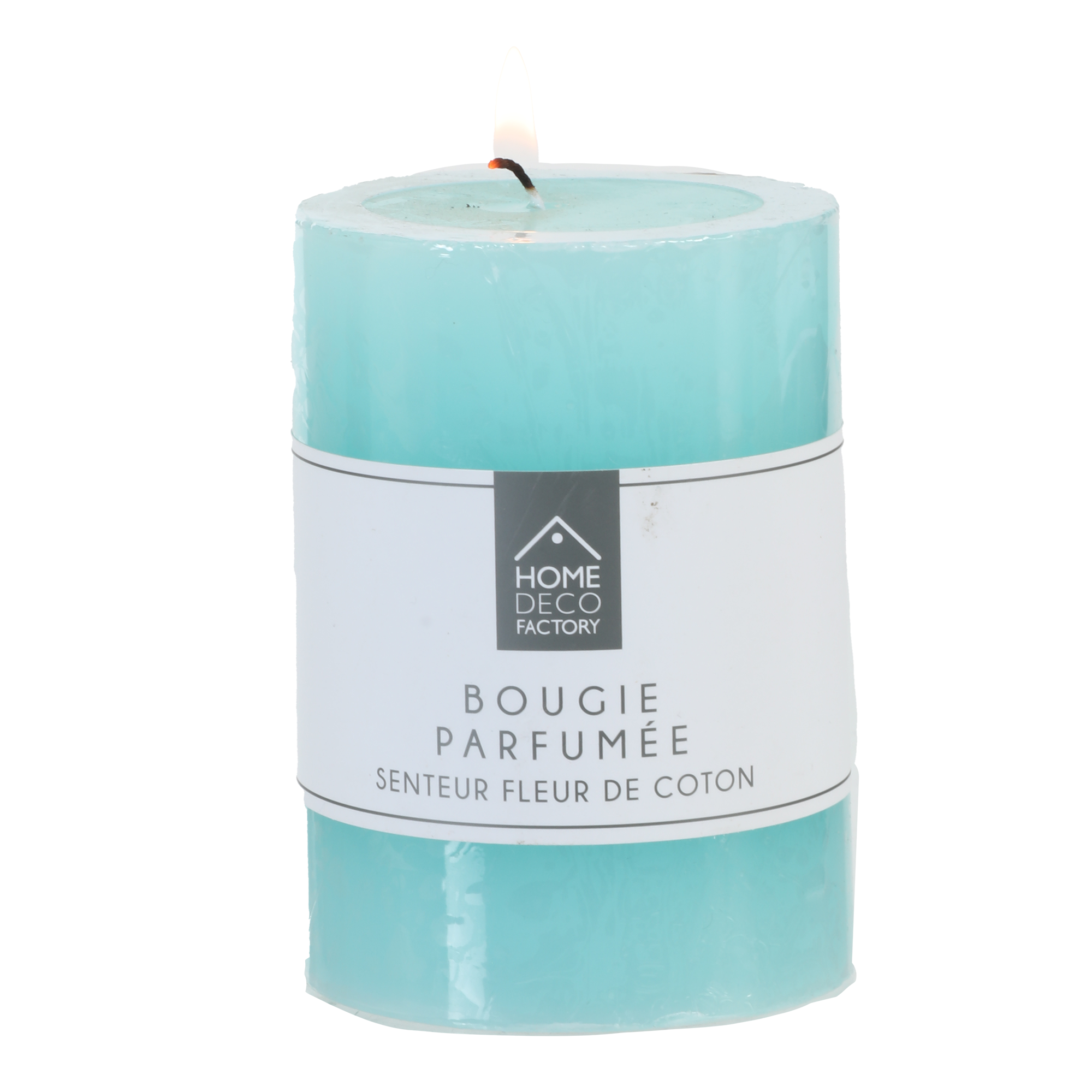 Bougie cylindrique Escale Gourmande - Rose clair