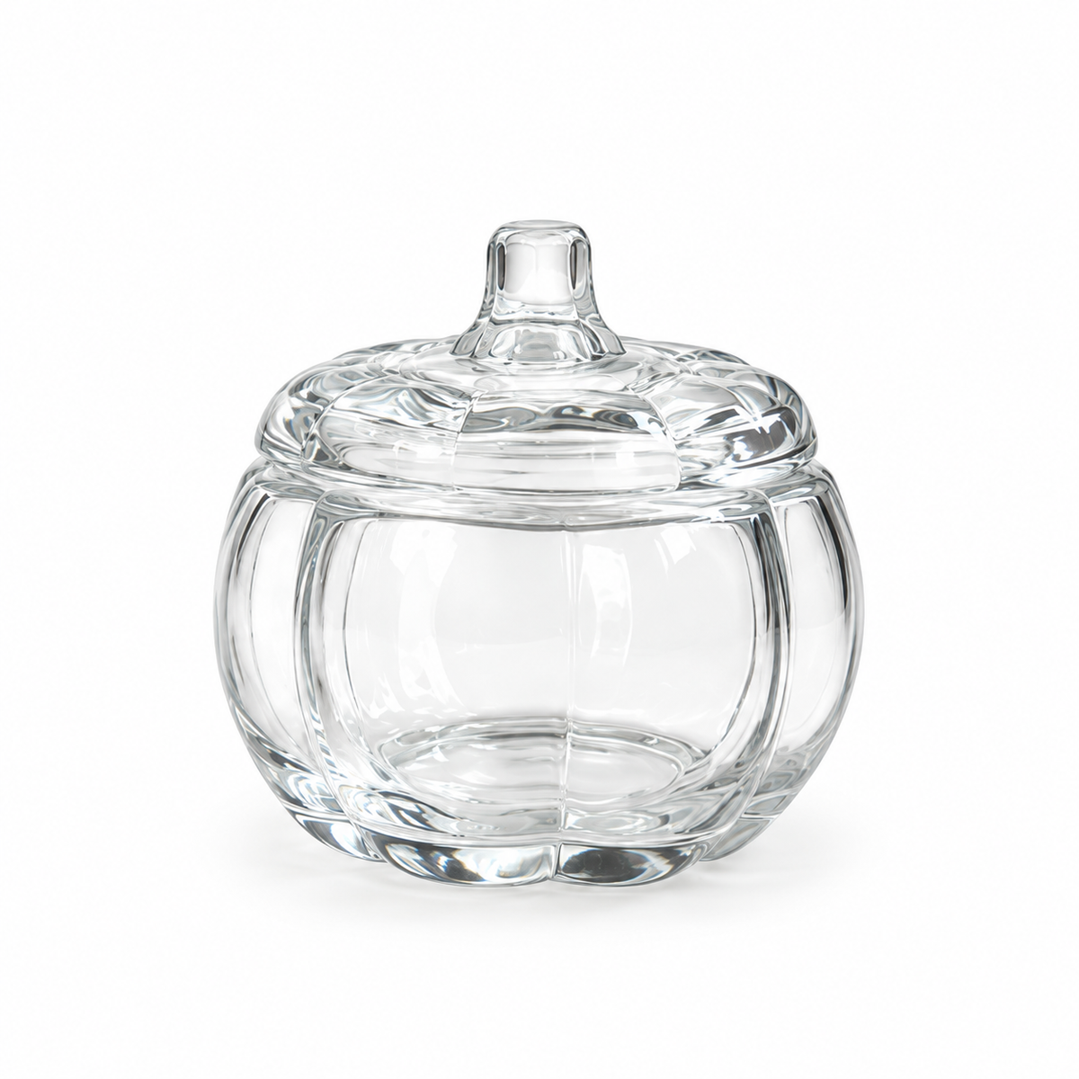 Bonbonnière citrouille en verre avec couvercle Déclic Home – 230 ml