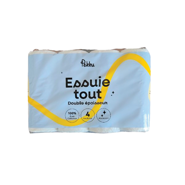 4 rouleaux d'essuie-tout