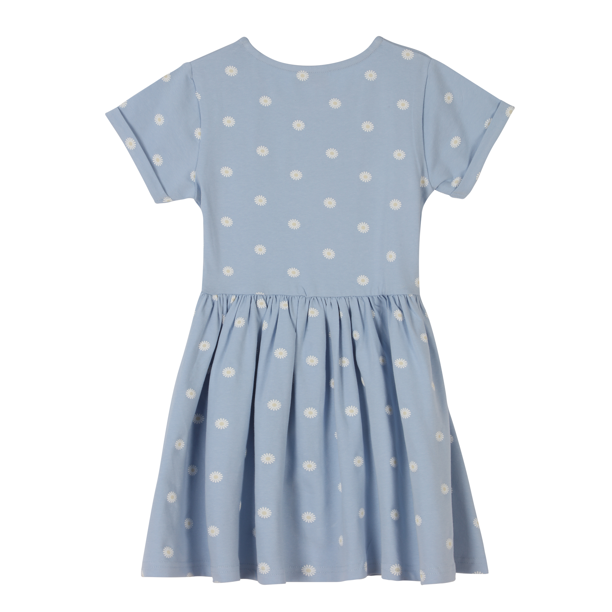 Robe manches courtes 3/12 ans - Rose