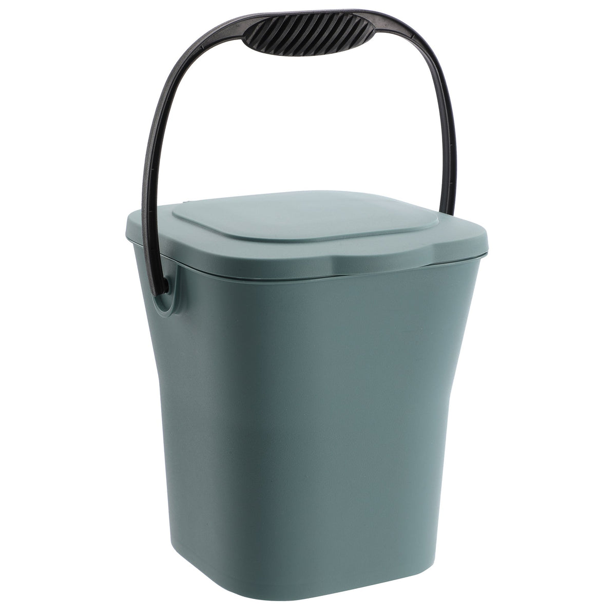 Seau à Compost STOCKLI Recycling² 5 Litres – Anthracite, Filtre à Charbon Anti-Odeurs, Fabriqué En Matériaux Recyclés