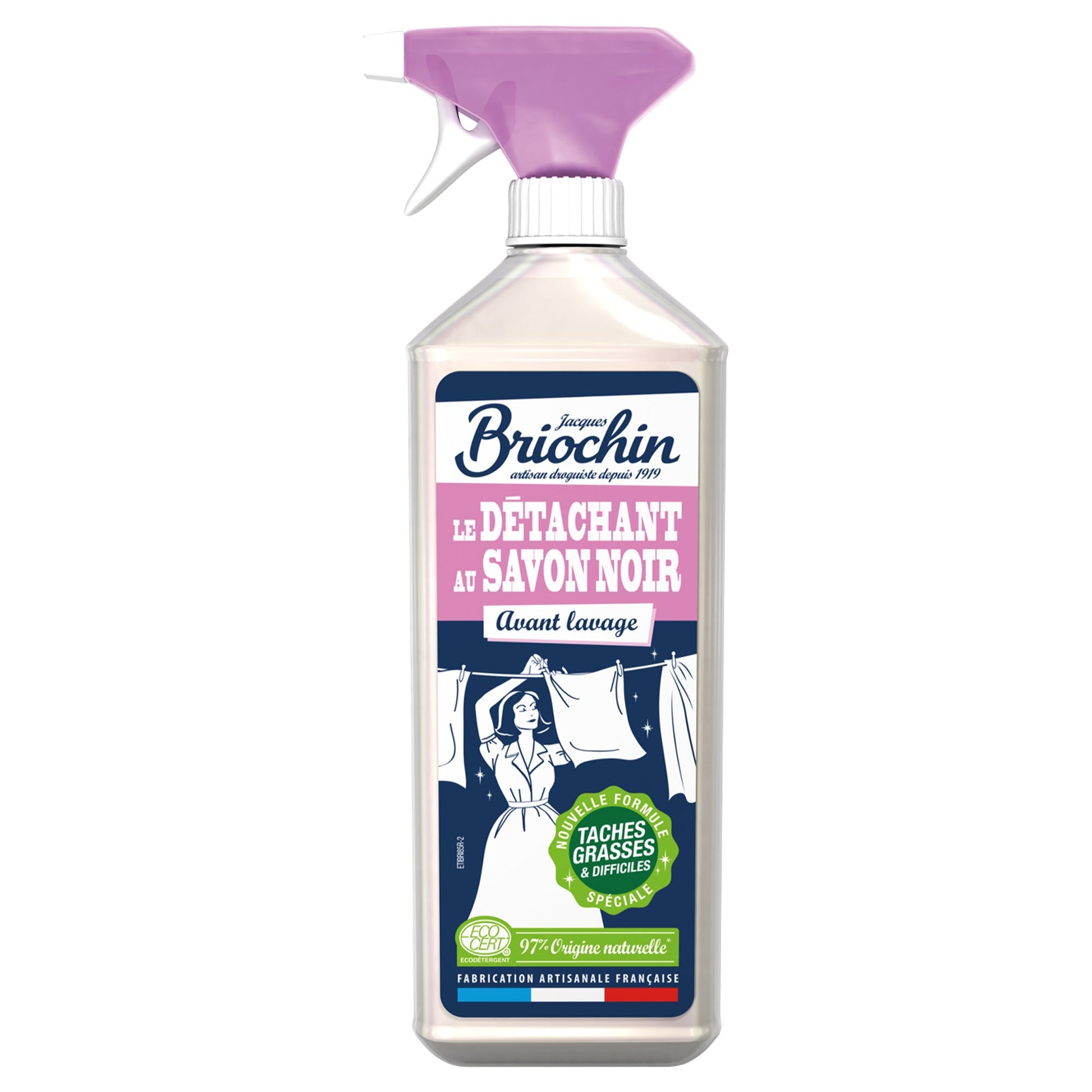 Spray détachant avant-lavage au savon noir – Stokomani