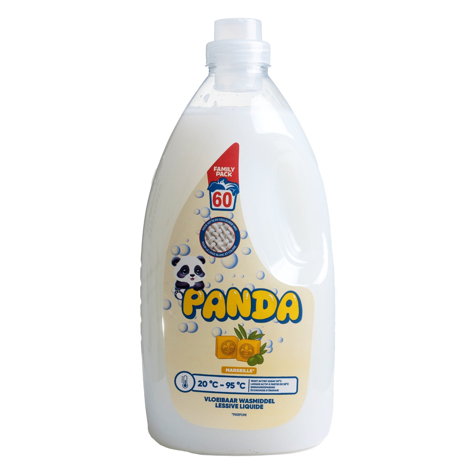 Lessive liquide au savon de Marseille Panda – Stokomani
