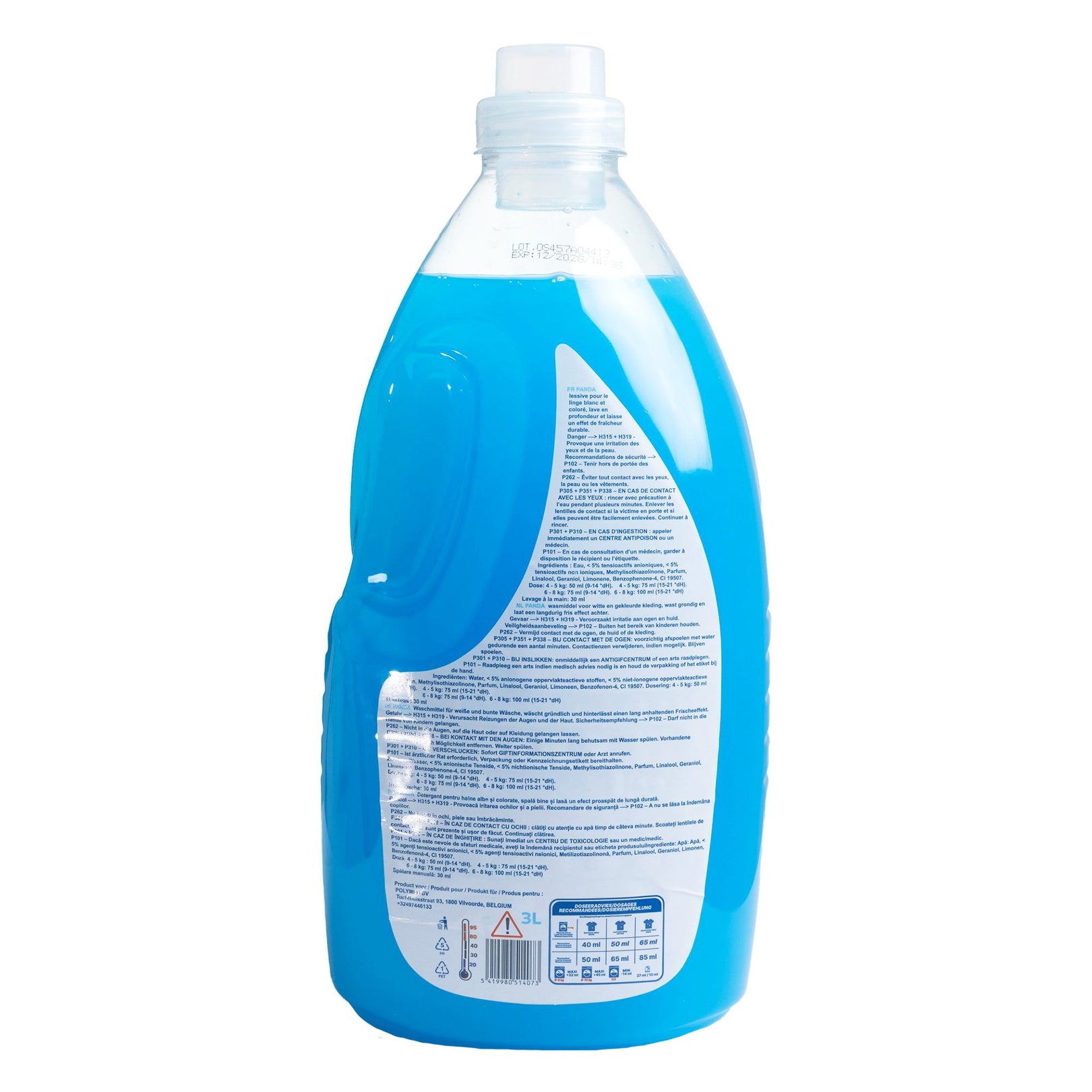 Cube Bleu Lessive Lessive liquide Eau de Bleu Panda – Stokomani